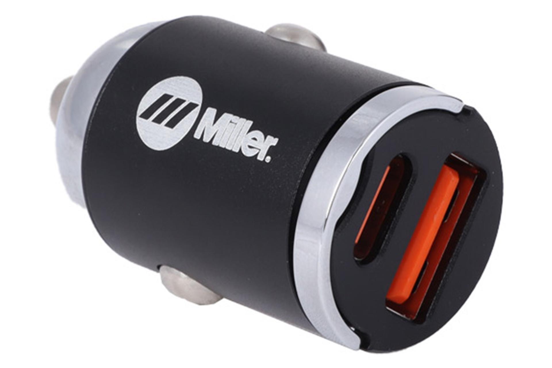 نمای پورت های شارژر فندکی میلر مدل-Miller M-CH105