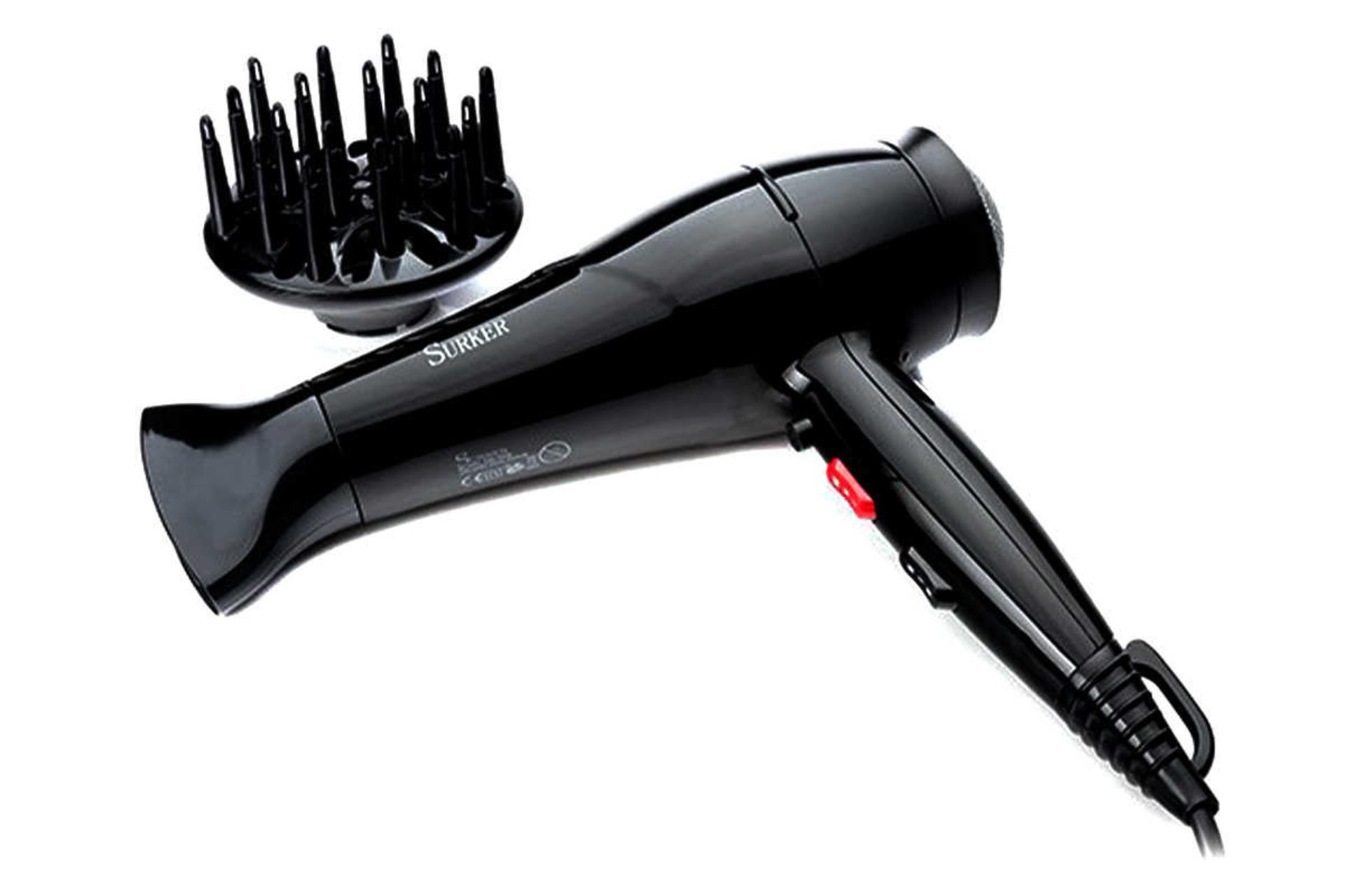 نمای بالای راست سشوار سورکر DW-1006