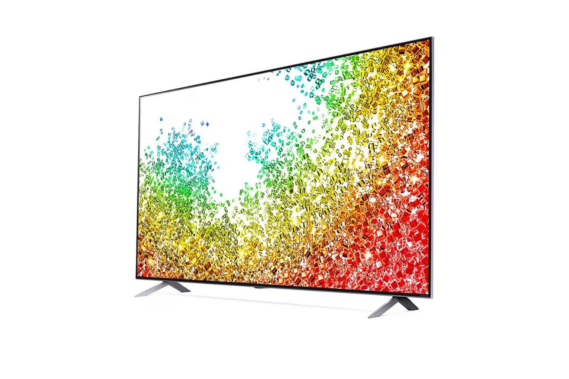 تلویزیون ال جی LG 75NANO95 نمای جلو و راست