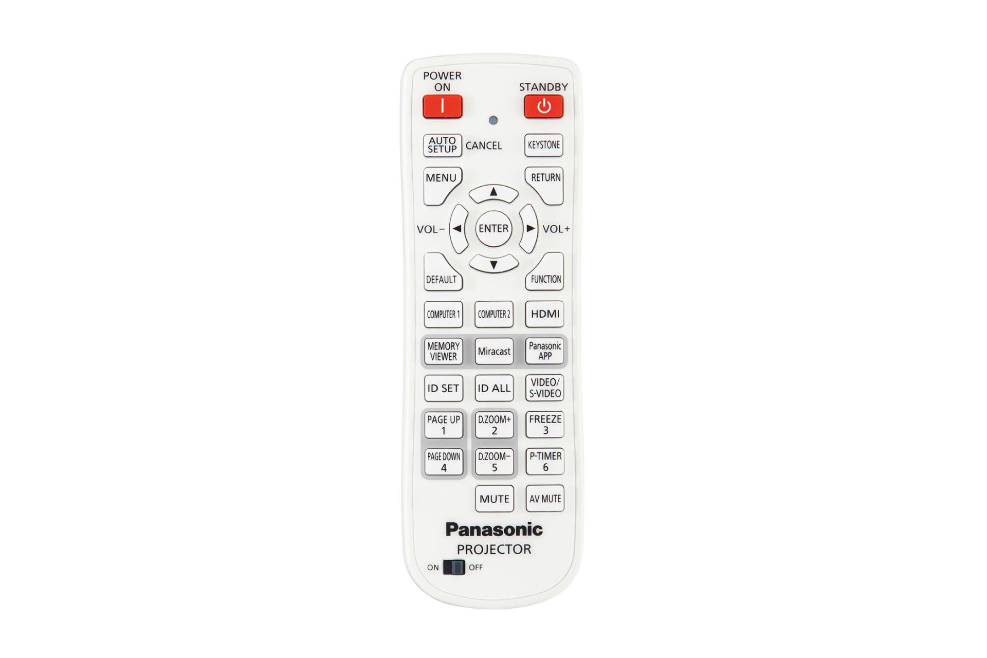 ریموت کنترل ویدیو پروژکتور پاناسونیک Panasonic PT-VX415NZ