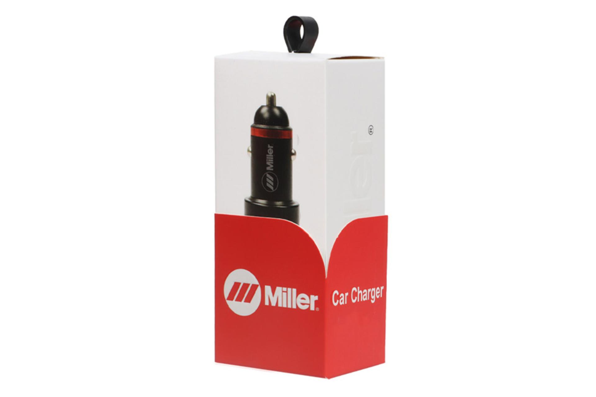 نمای بسته بندی شارژر فندکی میلر مدل-Miller M-CH103