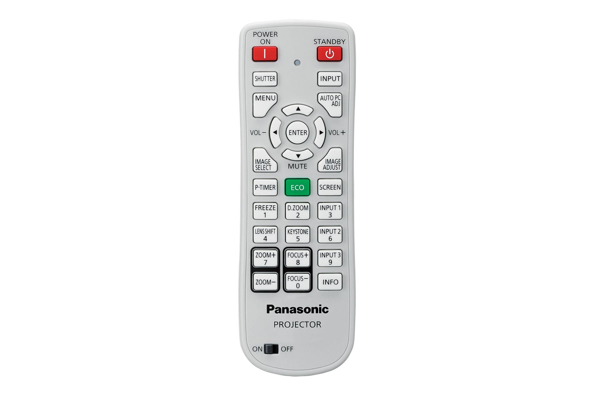 ریموت کنترل ویدیو پروژکتور پاناسونیک Panasonic PT-EX600