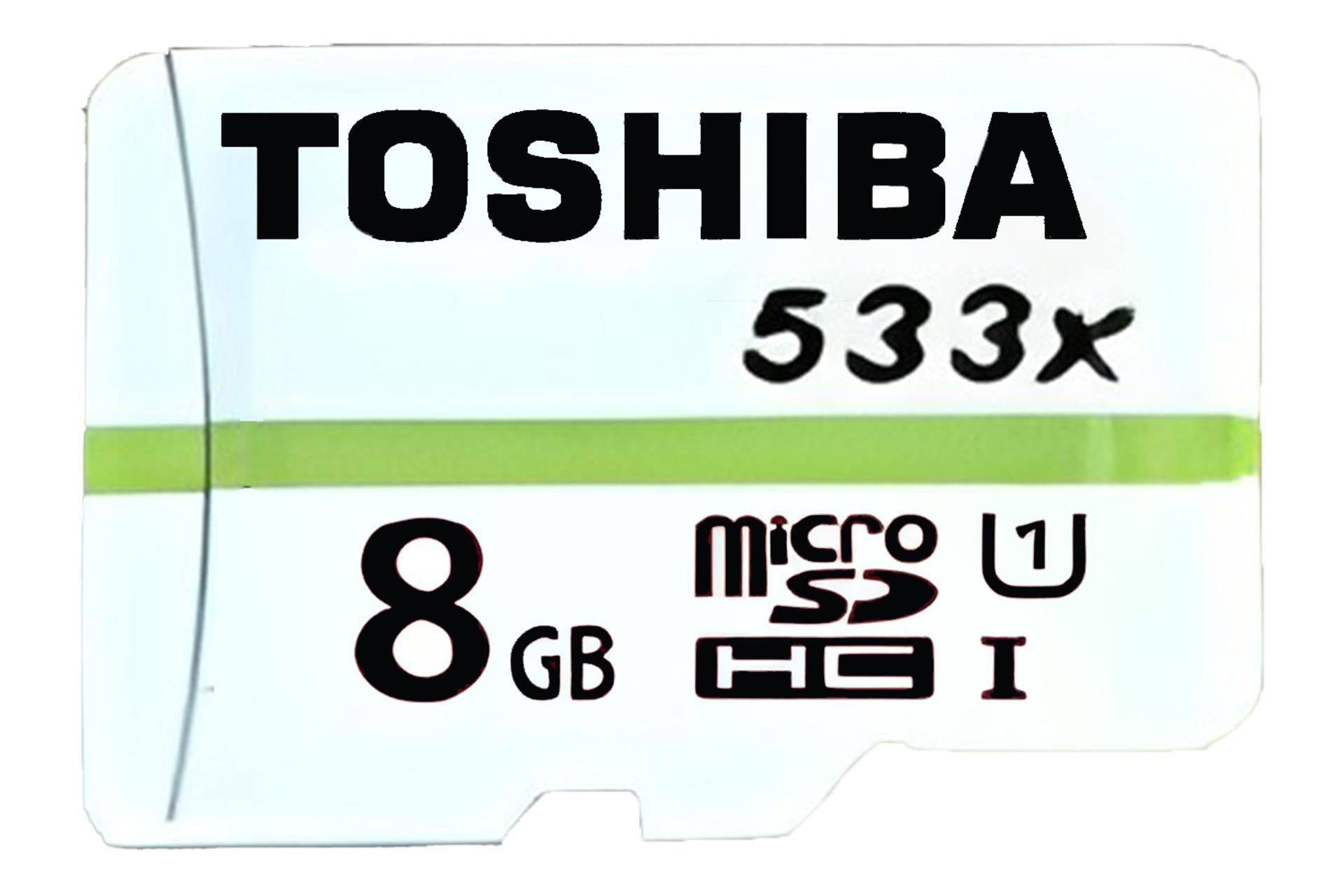 کارت حافظه توشیبا Toshiba ADP-HS02 533X microSDHC Class 10 UHS-I U1 8GB