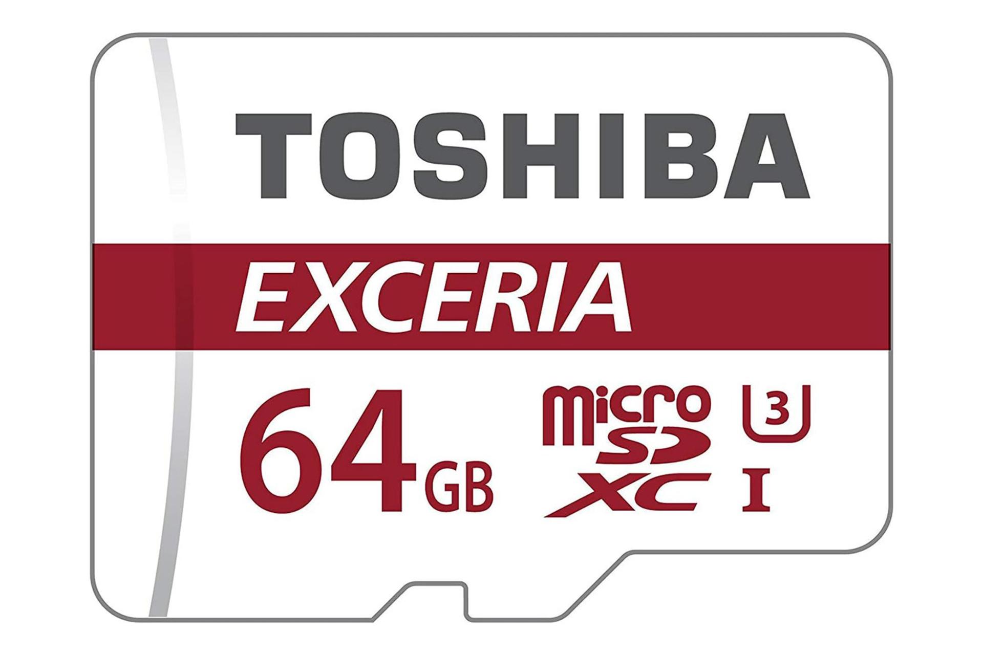 کارت حافظه توشیبا Toshiba EXCERIA M302-EA microSDXC Class 10 UHS-I U3 64GB