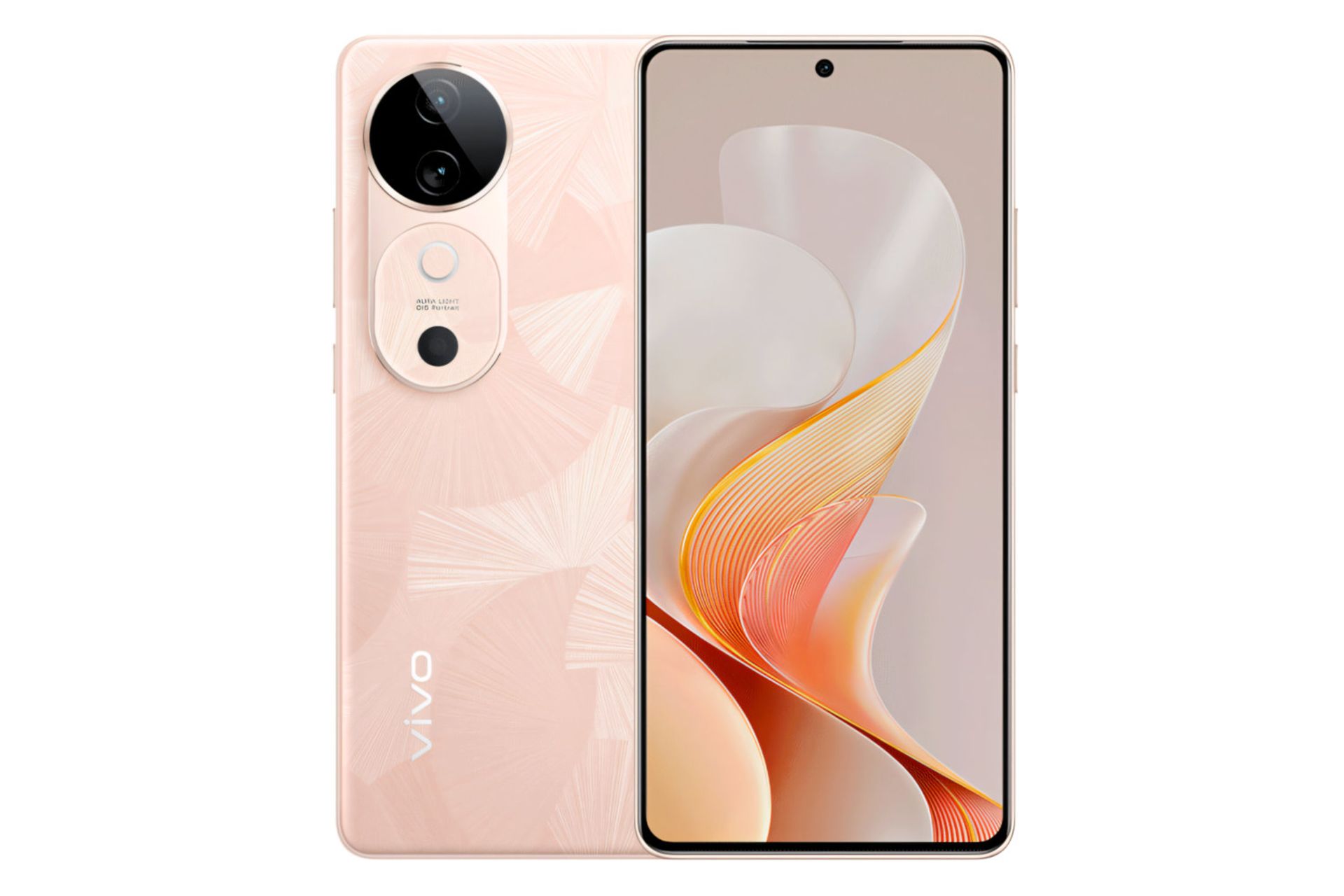 پنل جلو و پشت گوشی موبایل ویوو vivo S19 گلبهی