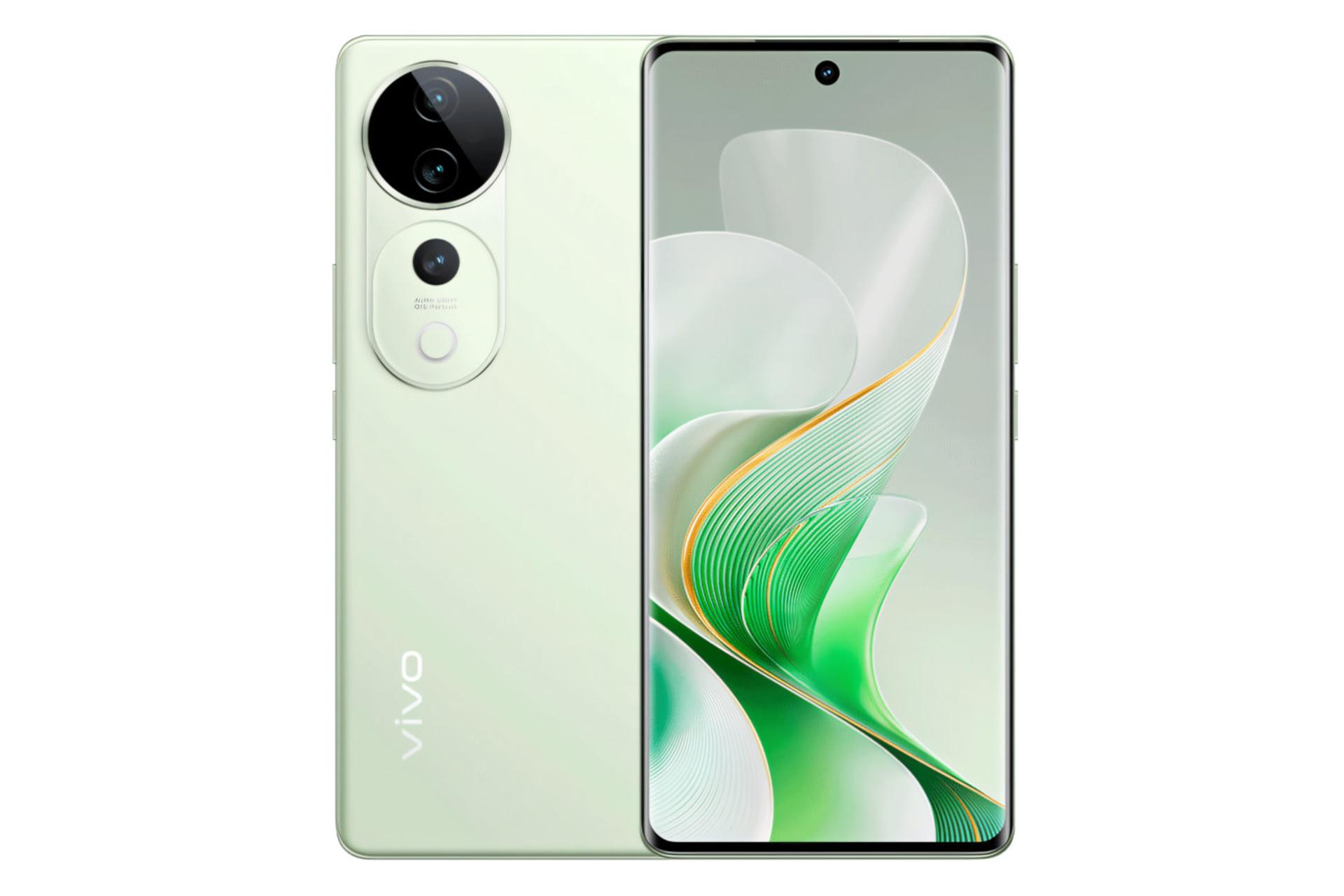 پنل جلو و پشت گوشی موبایل S19 پرو ویوو سبز / vivo S19 Pro