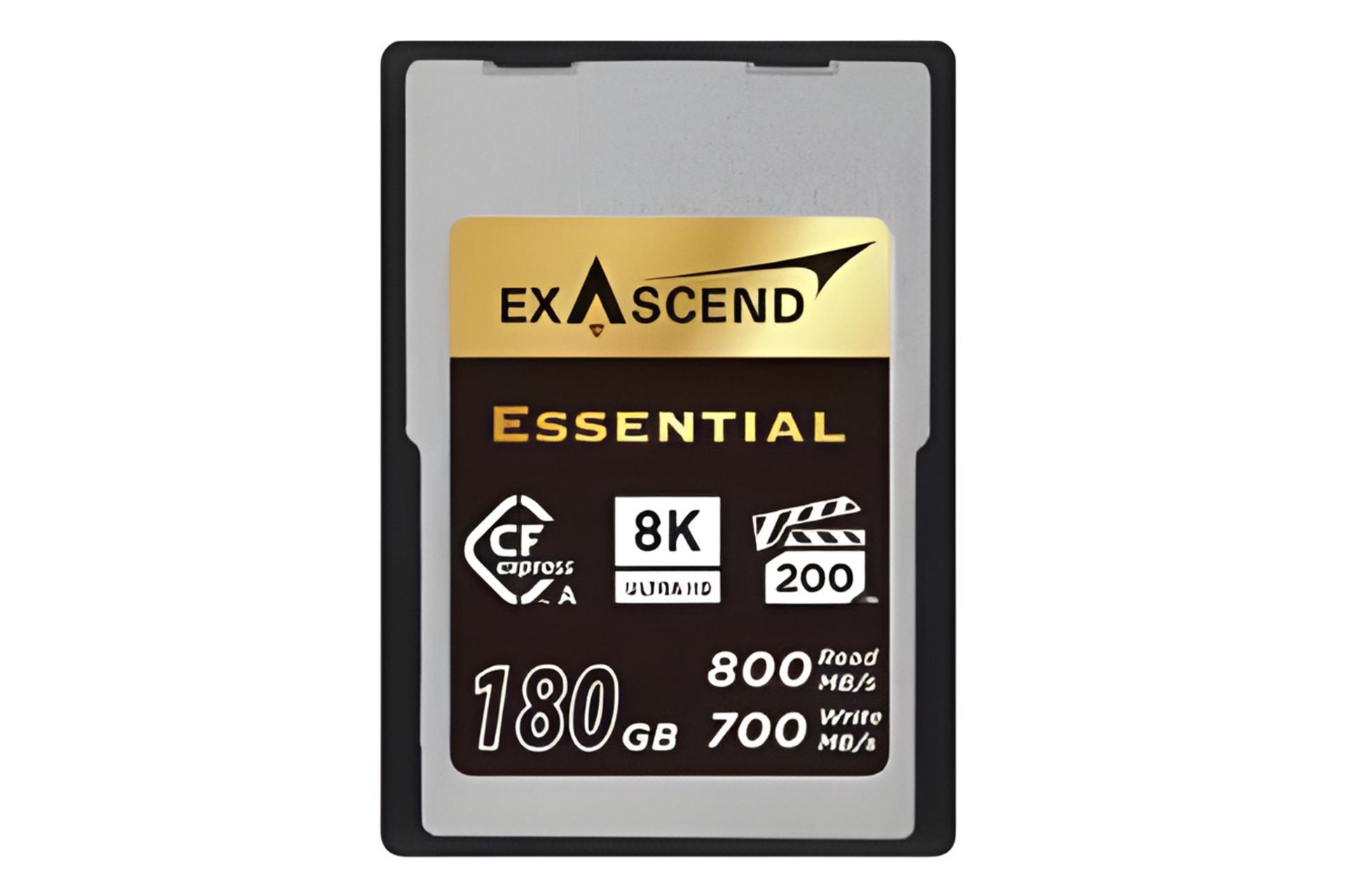 کارت حافظه اکساسند Exascend CFexpress ESSENTIAL Type A 180GB