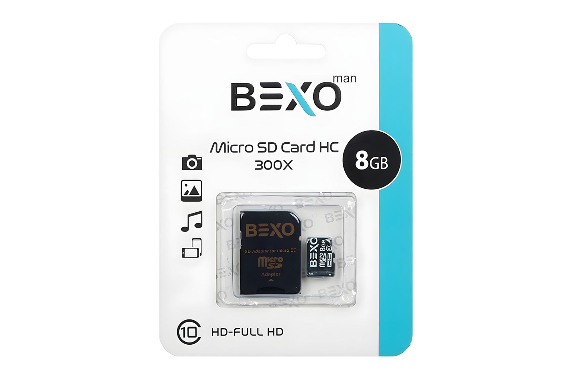 کارت حافظه بکسومن BEXOman 300X microSDHC Class 10 8GB