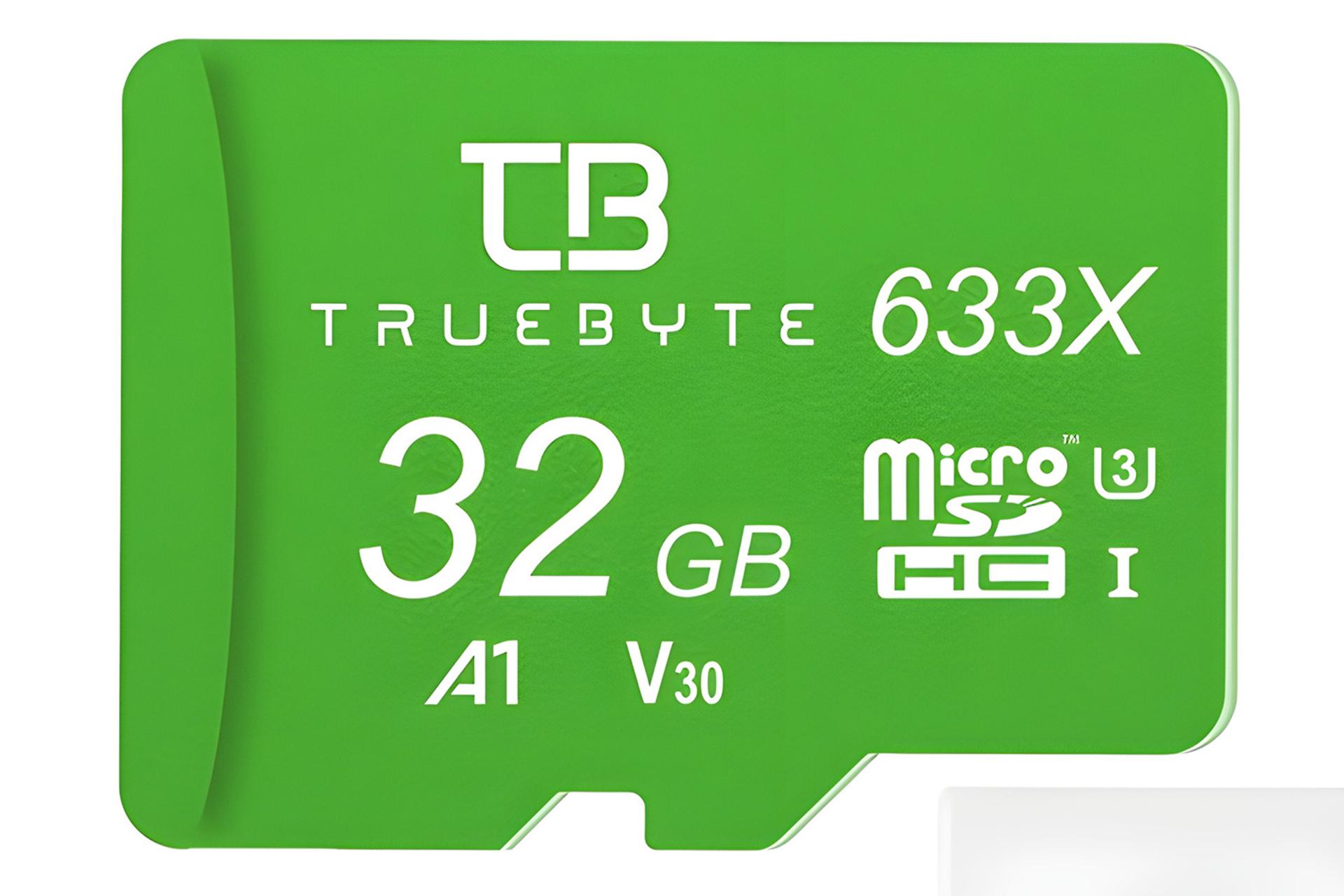 کارت حافظه تروبایت TRUEBYTE 633X microSDHC Class 10 UHS-I U3 32GB