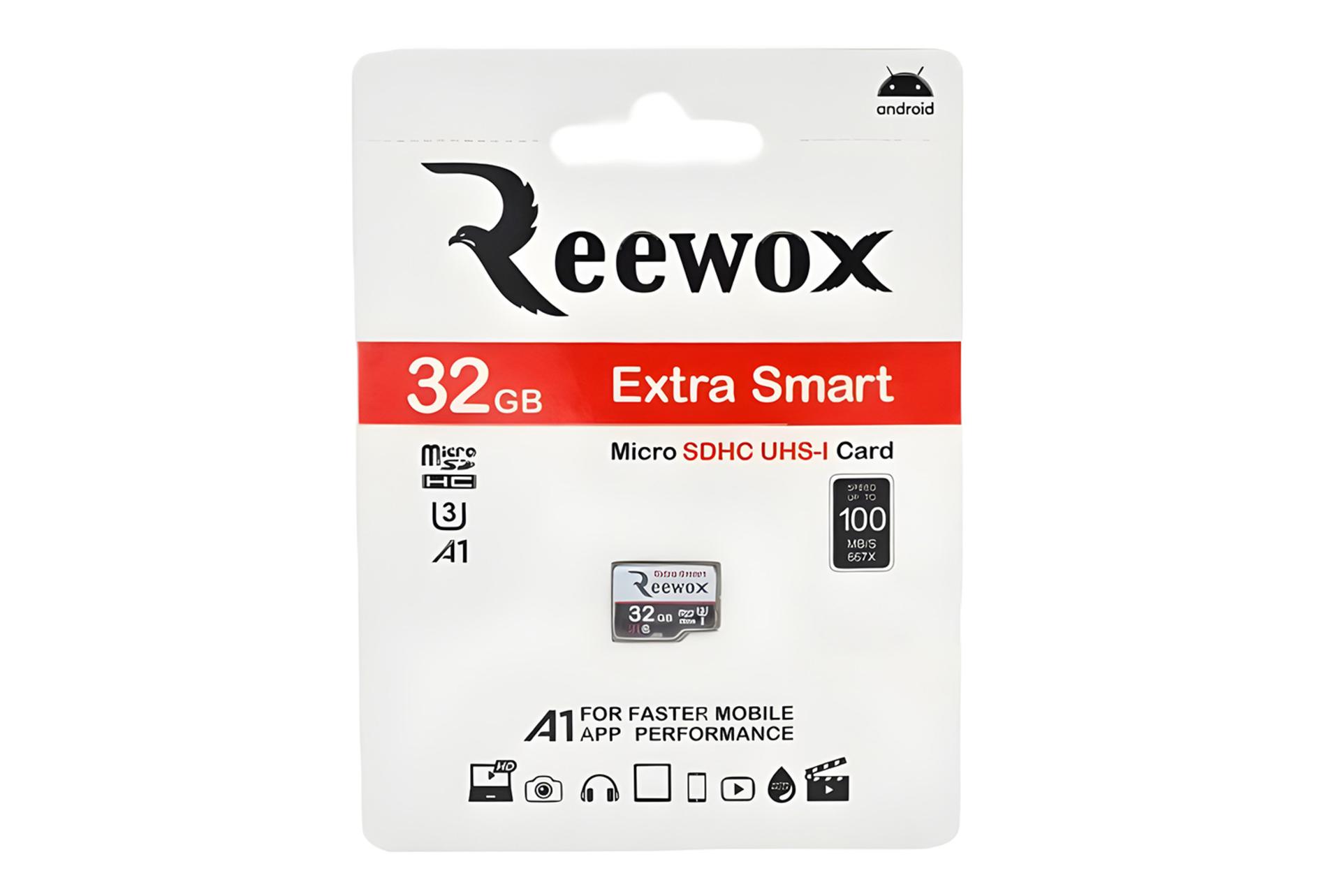 جعبه کارت حافظه ریووکس Reewox ExtraSmart microSDHC Class 10 UHS-I U3 32GB