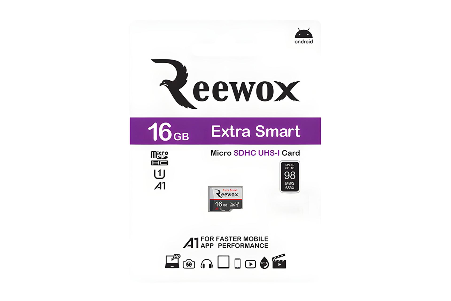جعبه کارت حافظه ریووکس Reewox ExtraSmart microSDHC Class 10 UHS-I U1 16GB