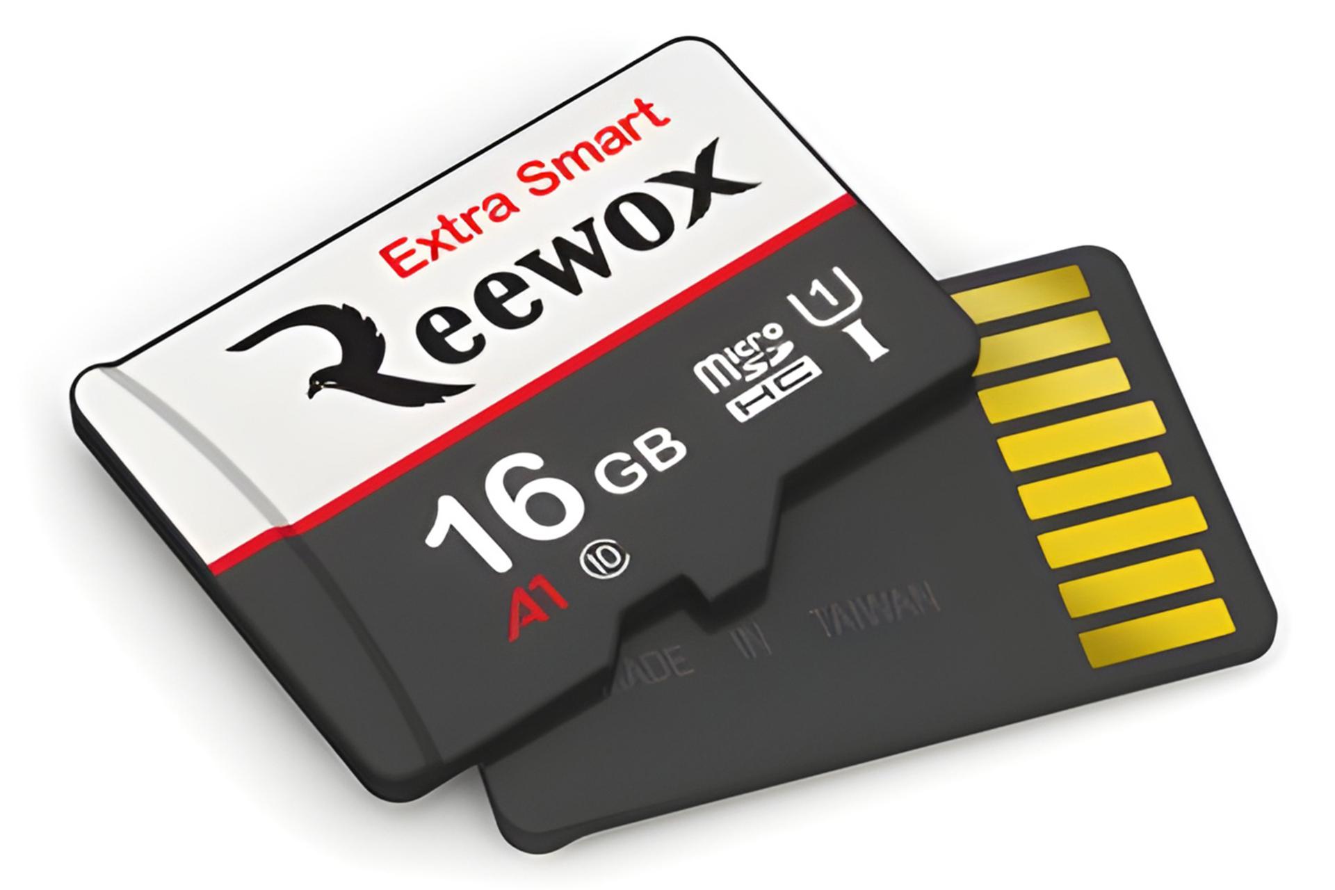نمای کناری کارت حافظه ریووکس Reewox ExtraSmart microSDHC Class 10 UHS-I U1 16GB