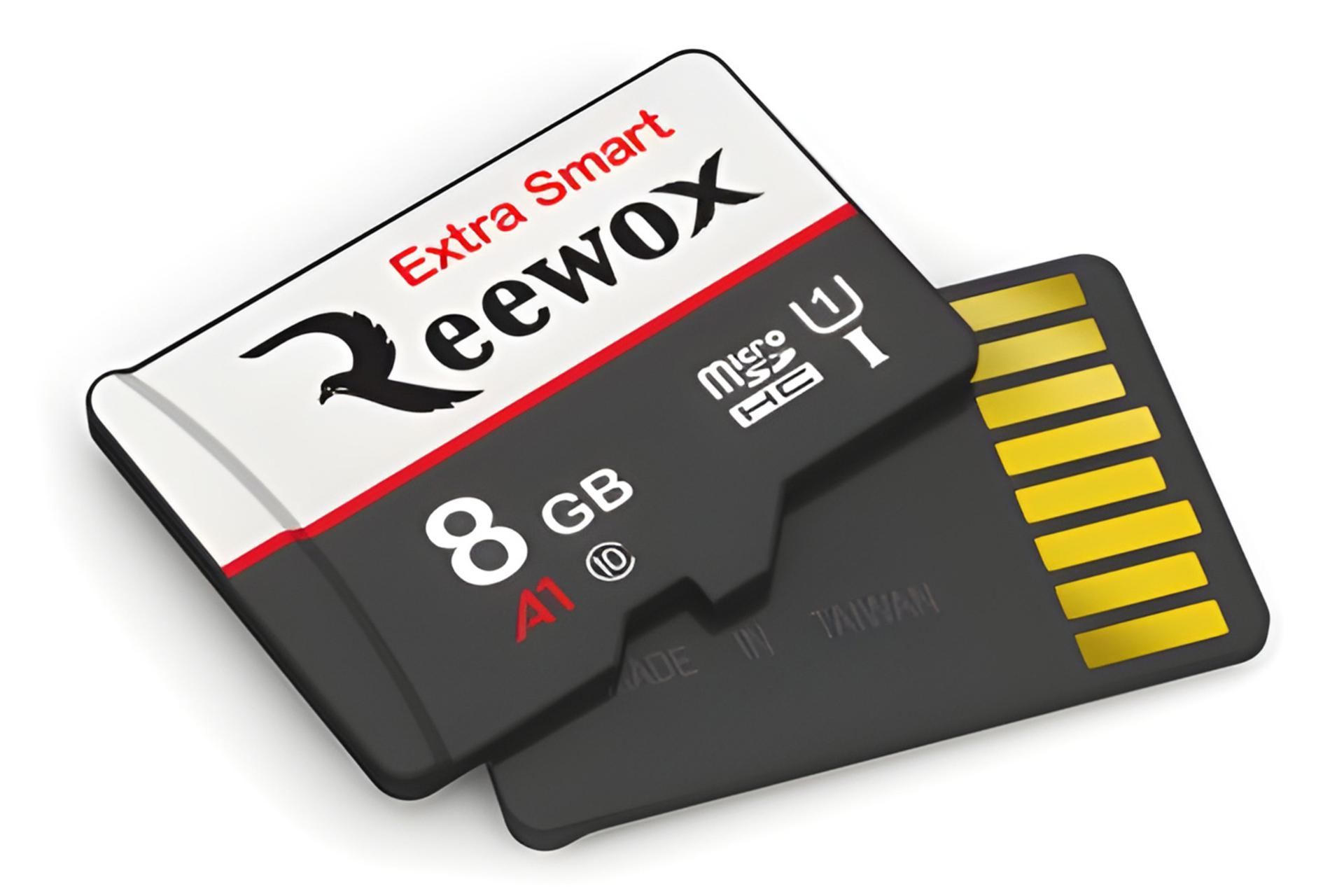 نمای کناری کارت حافظه ریووکس Reewox ExtraSmart microSDHC Class 10 UHS-I U1 8GB