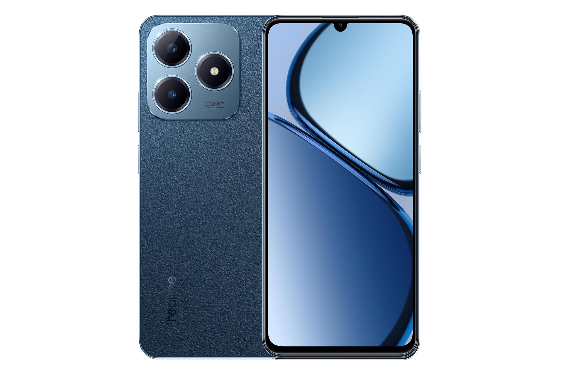 پنل جلو و پشت گوشی موبایل ریلمی Realme C63 آبی