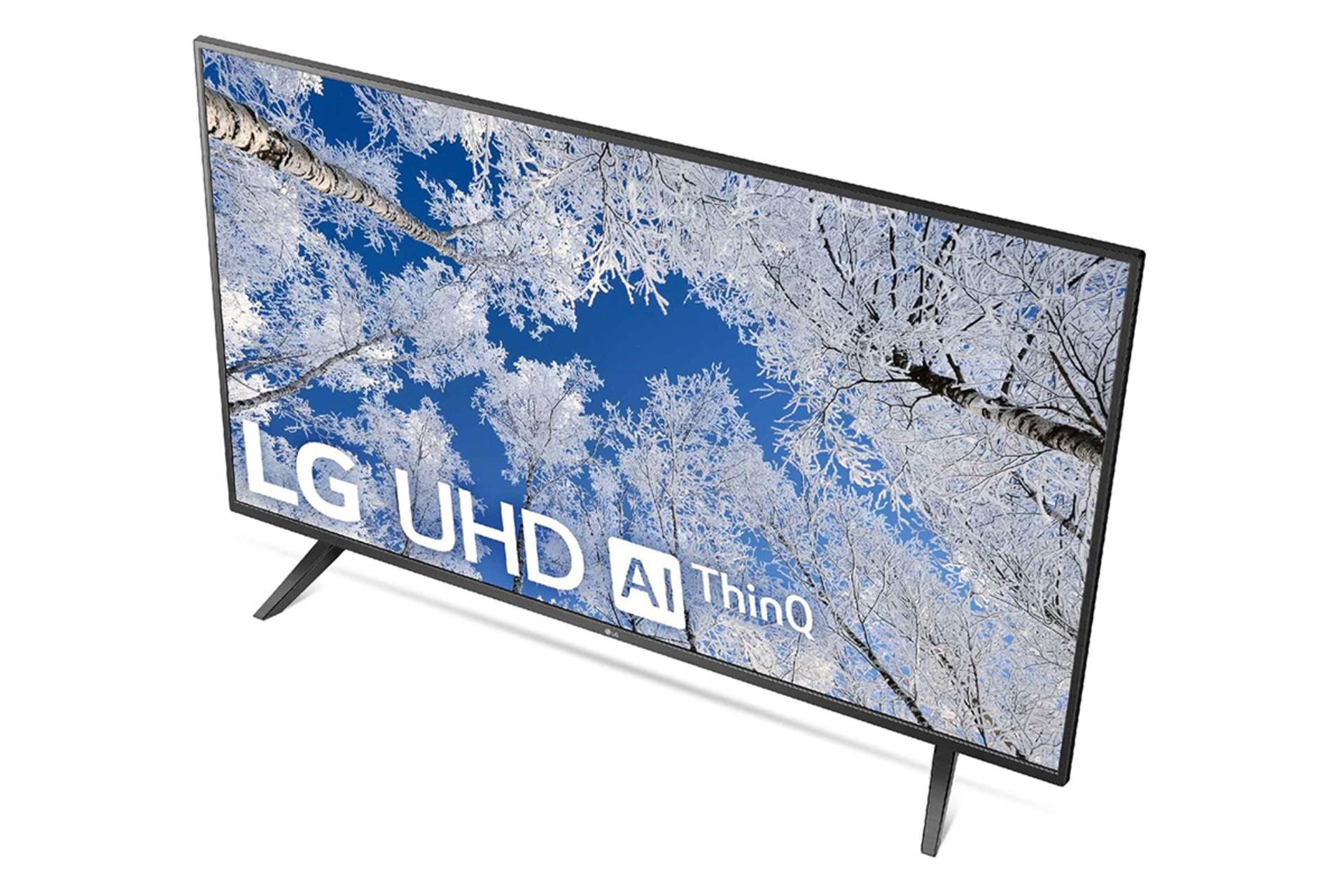تلویزیون ال جی LG UQ7000 نمای بالا