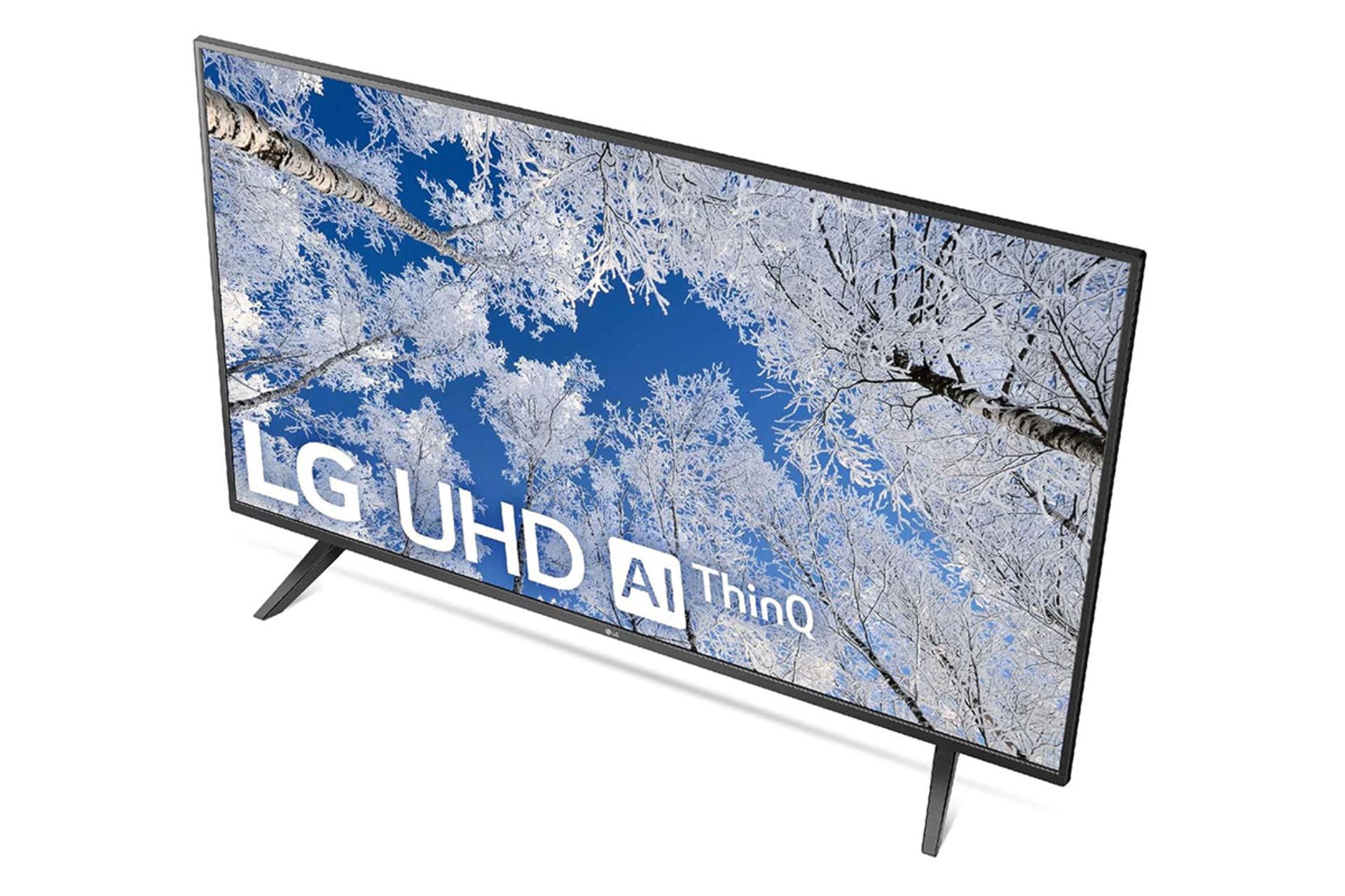 تلویزیون ال جی LG UQ7000 نمای بالا