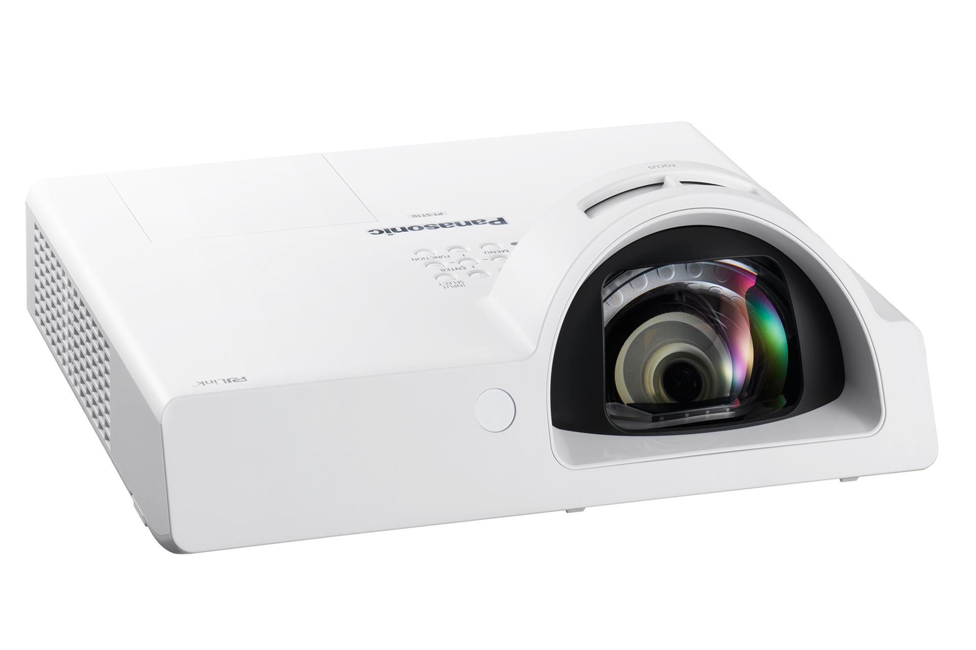 ویدیو پروژکتور پاناسونیک Panasonic PT-ST10EA نمای جلو و چپ