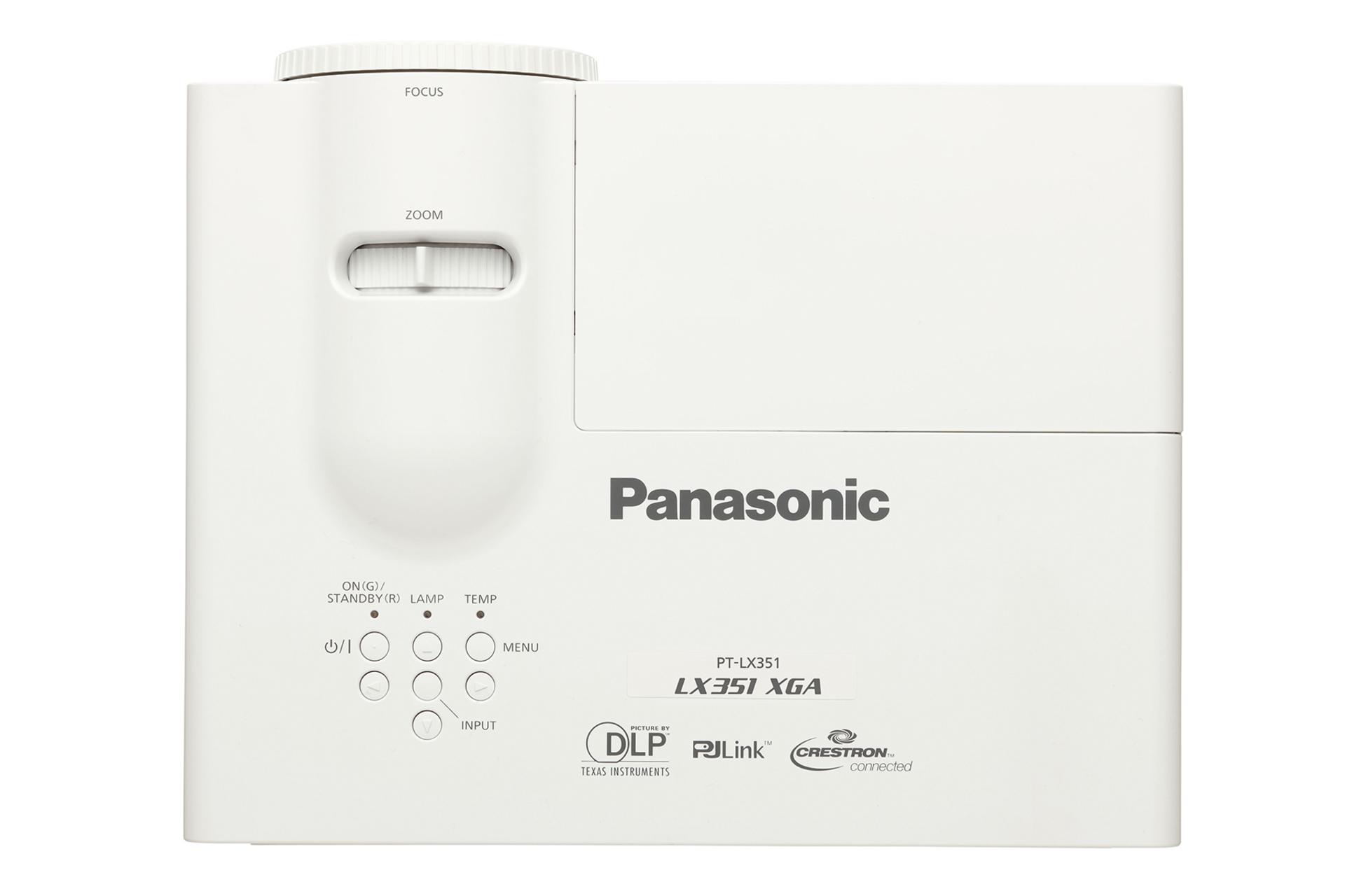 ویدیو پروژکتور پاناسونیک Panasonic PT-LX351 نمای بالا