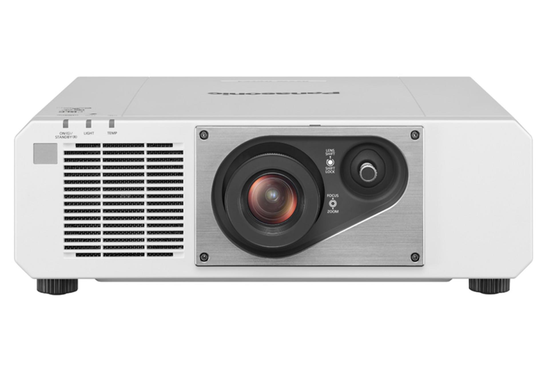 ویدیو پروژکتور پاناسونیک Panasonic PT-RZ570 نمای جلو رنگ سفید