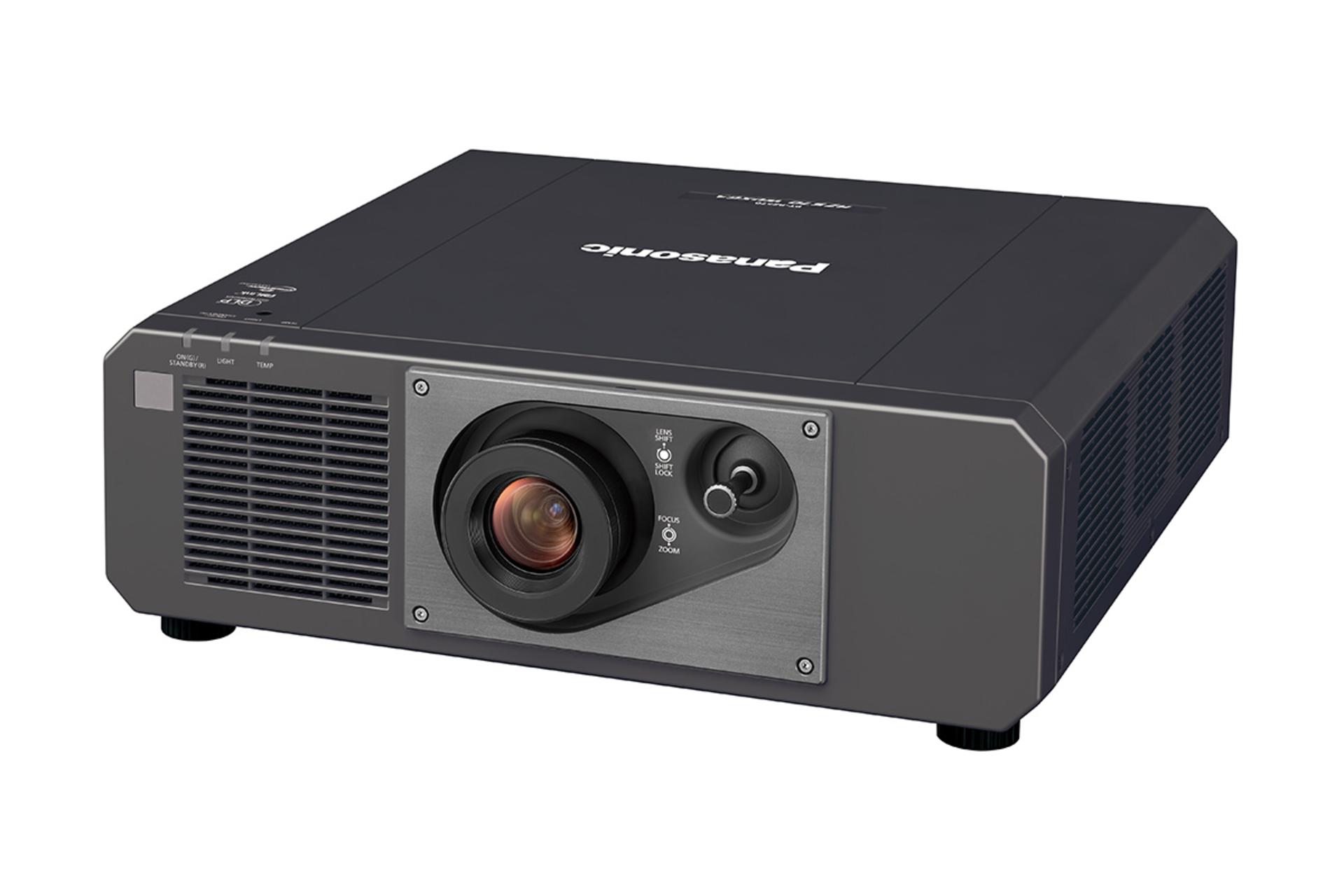 ویدیو پروژکتور پاناسونیک Panasonic PT-RZ570 نمای راست رنگ مشکی