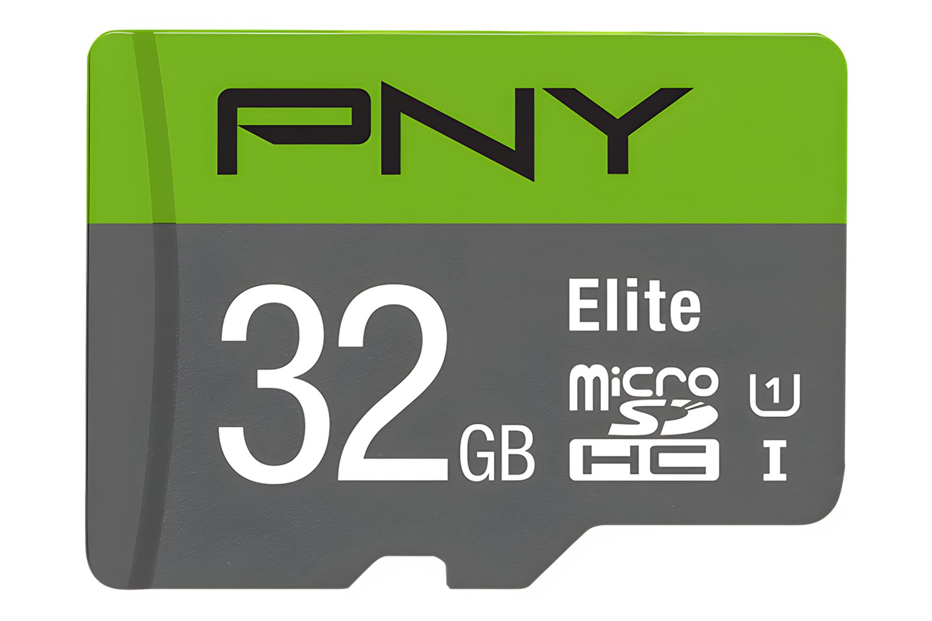 کارت حافظه پی ان وای PNY Elite microSDHC Class 10 UHS-I U1 32GB