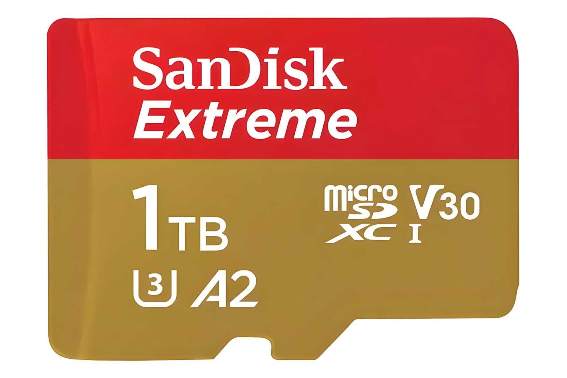 کارت حافظه سن‌دیسک SanDisk Extreme microSDXC Class 10 UHS-I U3 1TB