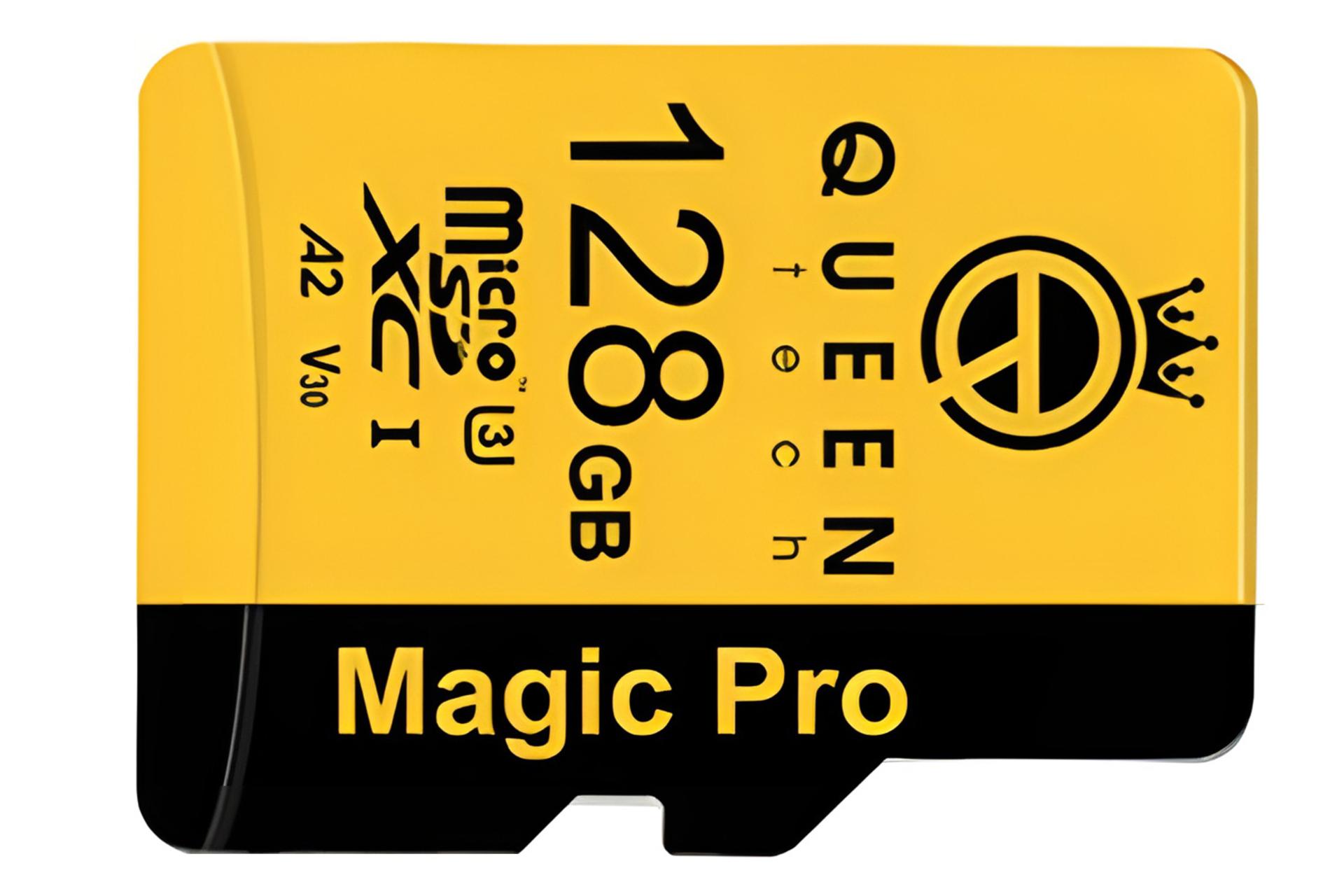 کارت حافظه کوئین تک Queen Tech Magic Pro microSDXC Class 10 UHS-I U3 128GB
