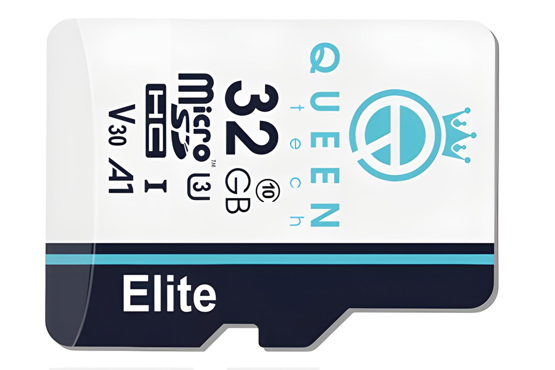 کارت حافظه کوئین تک Queen Tech Elite microSDHC Class 10 UHS-I U3 32GB