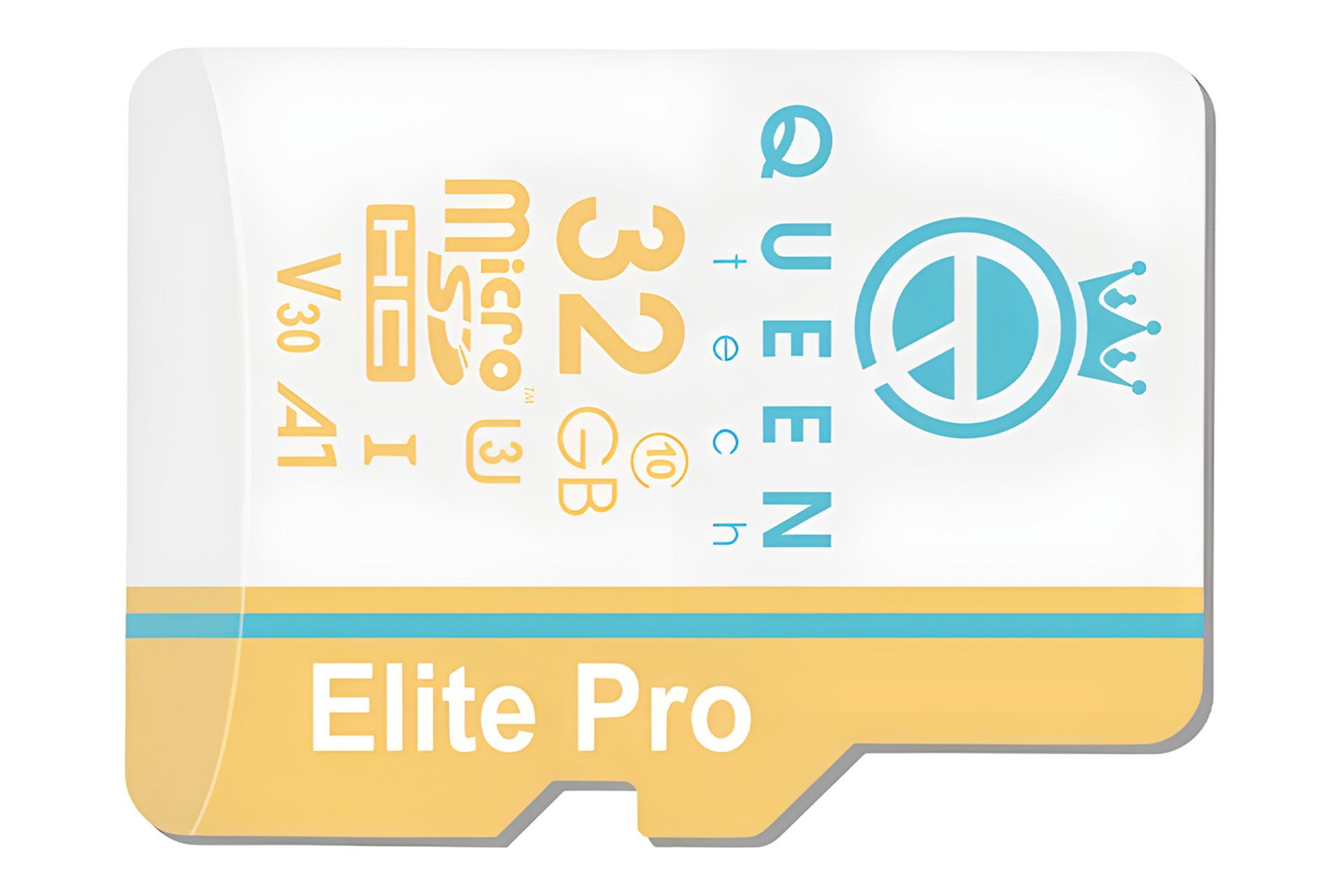 کارت حافظه کوئین تک Queen Tech Elite Pro microSDHC Class 10 UHS-I U3 32GB