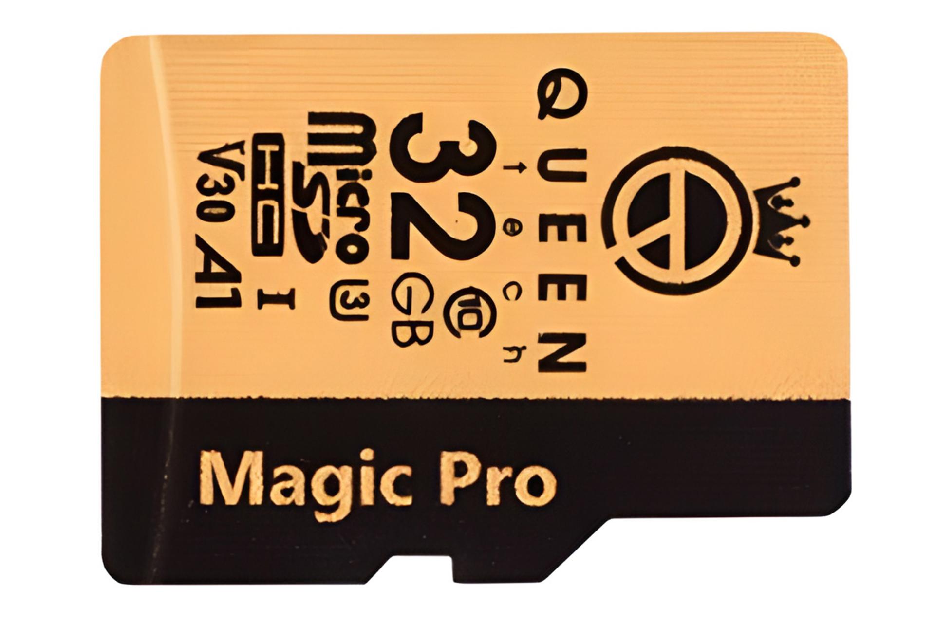 کارت حافظه کوئین تک Queen Tech Magic Pro microSDHC Class 10 UHS-I U3 32GB