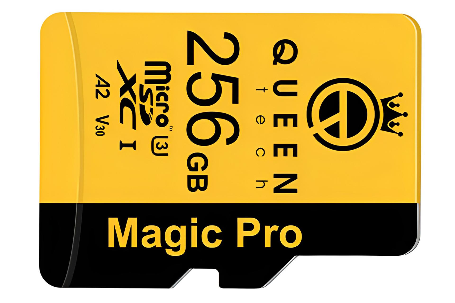 کارت حافظه کوئین تک Queen Tech Magic Pro microSDXC Class 10 UHS-I U3 256GB