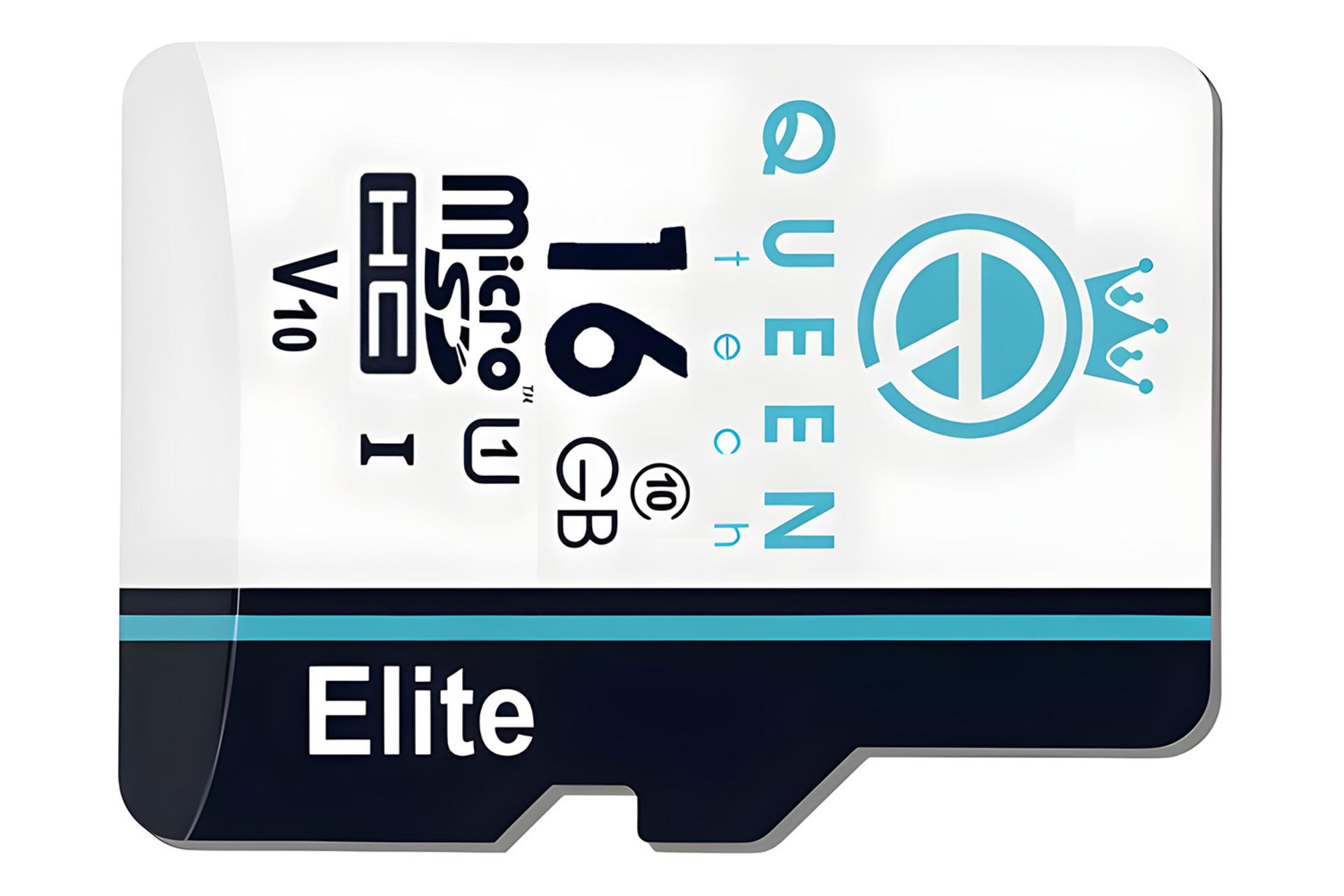 کارت حافظه کوئین تک Queen Tech Elite microSDHC Class 10 UHS-I U1 16GB