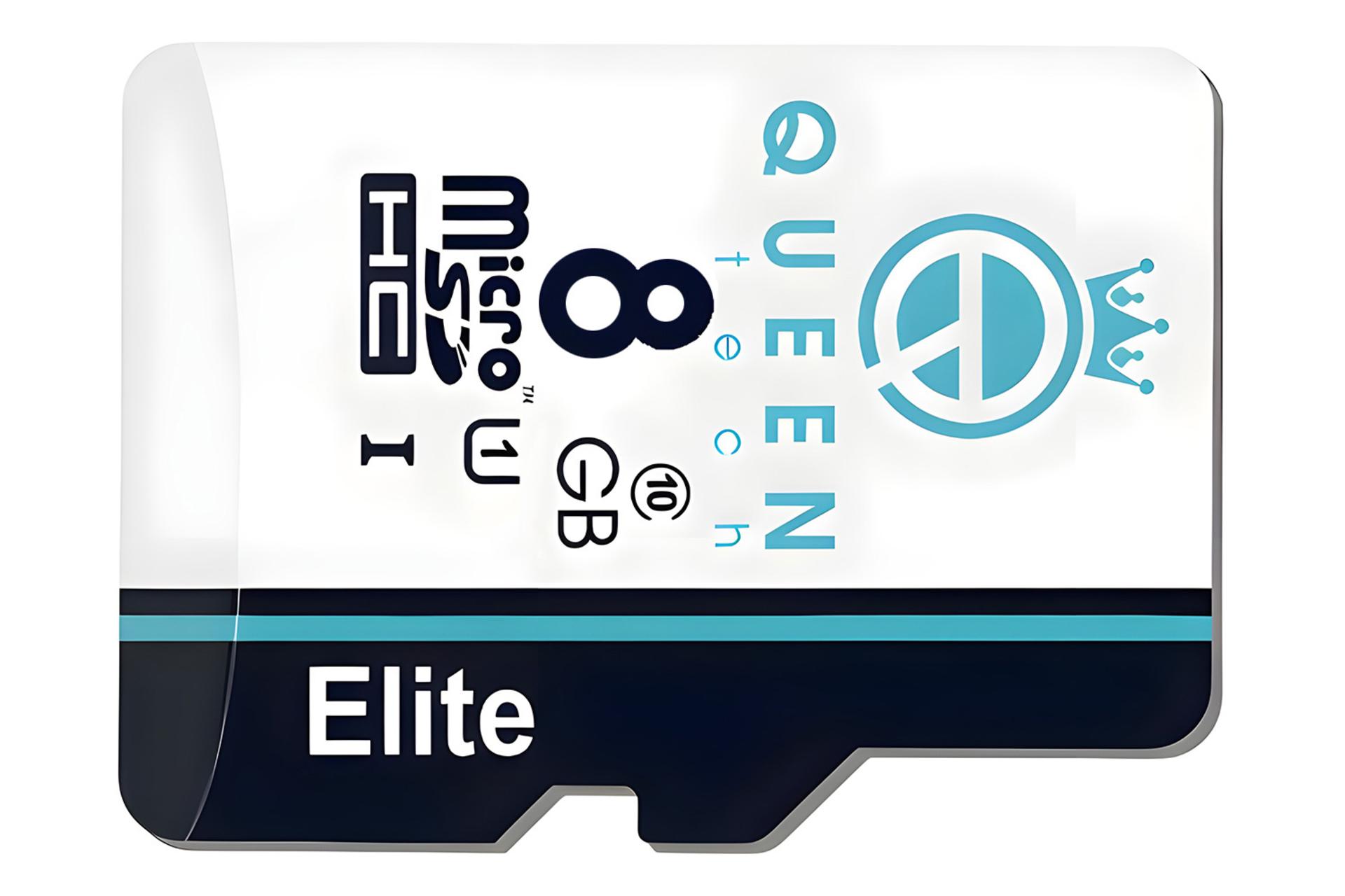 کارت حافظه کوئین تک Queen Tech Elite microSDHC Class 10 UHS-I U1 8GB