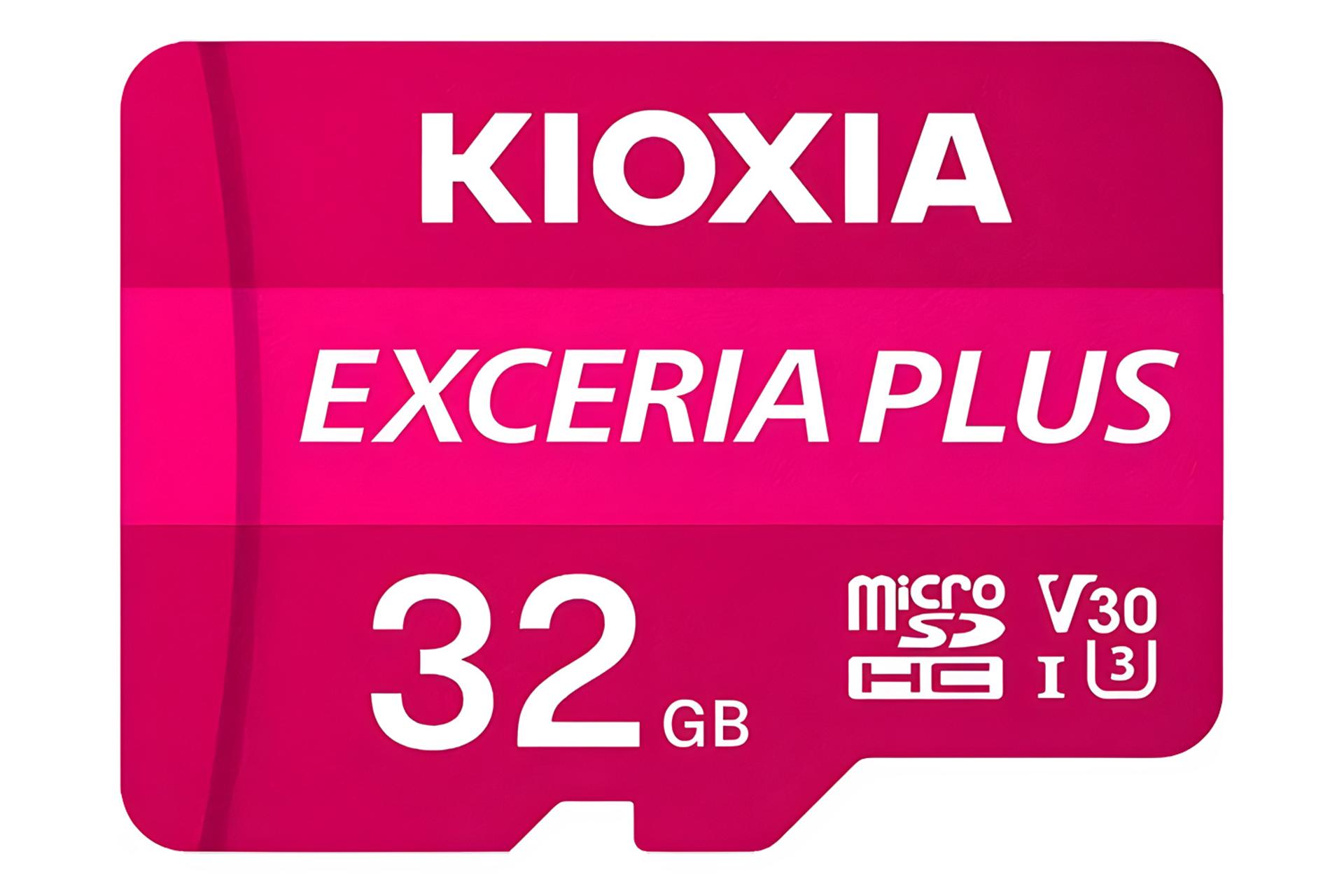 کارت حافظه کیوکسیا KIOXIA EXCERIA PLUS microSDHC Class 10 UHS-I U3 32GB