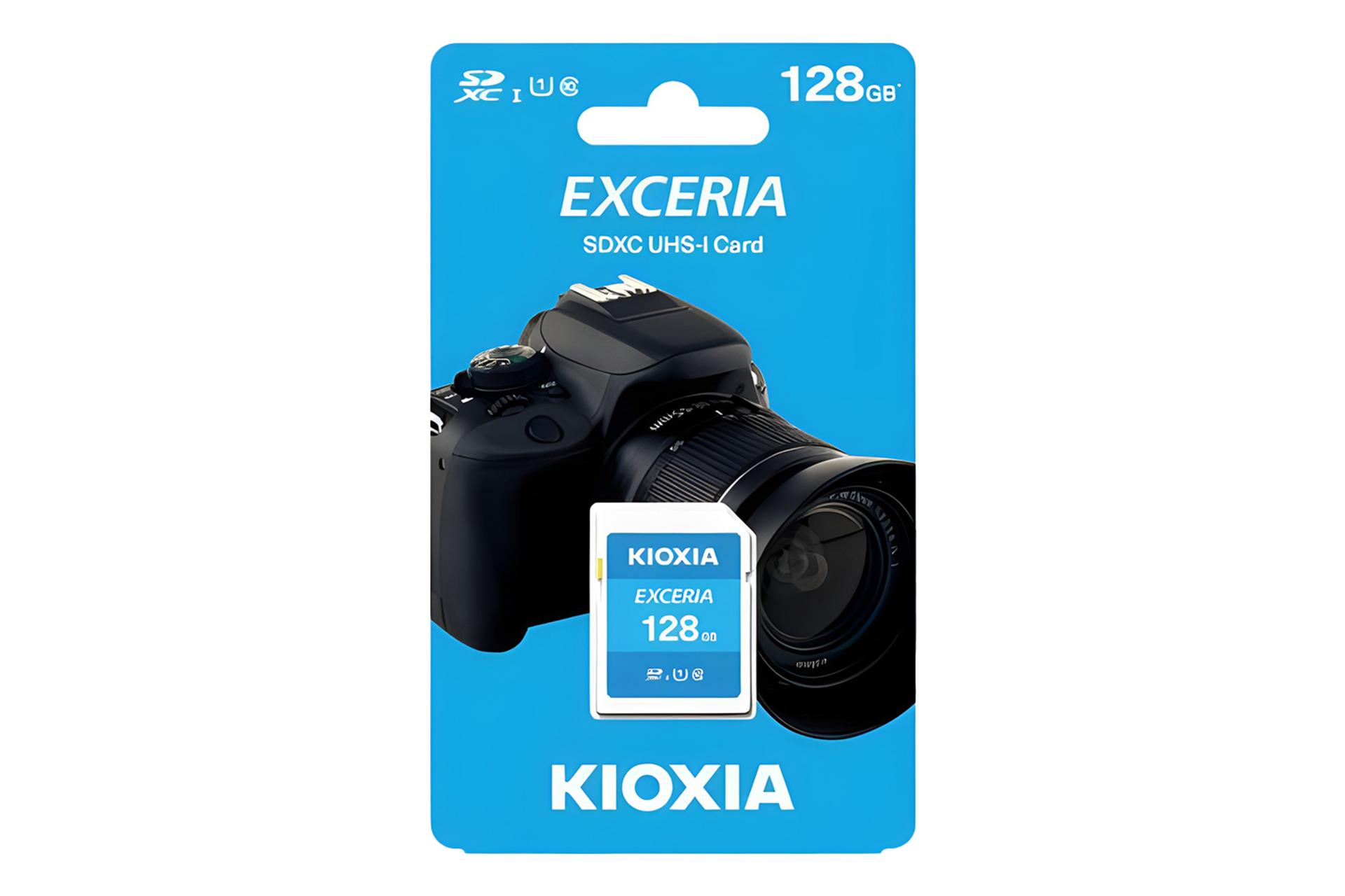 جعبه کارت حافظه کیوکسیا KIOXIA EXCERIA SDXC Class 10 UHS-I U1 128GB