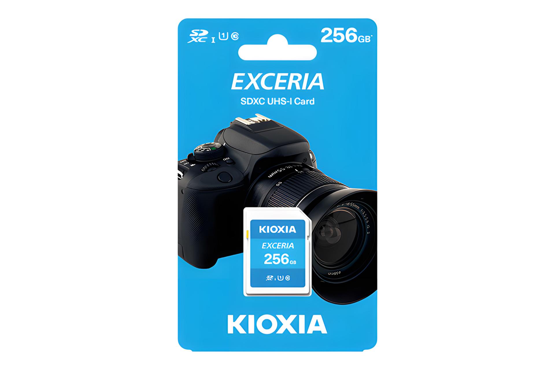 جعبه کارت حافظه کیوکسیا KIOXIA EXCERIA SDXC Class 10 UHS-I U1 256GB