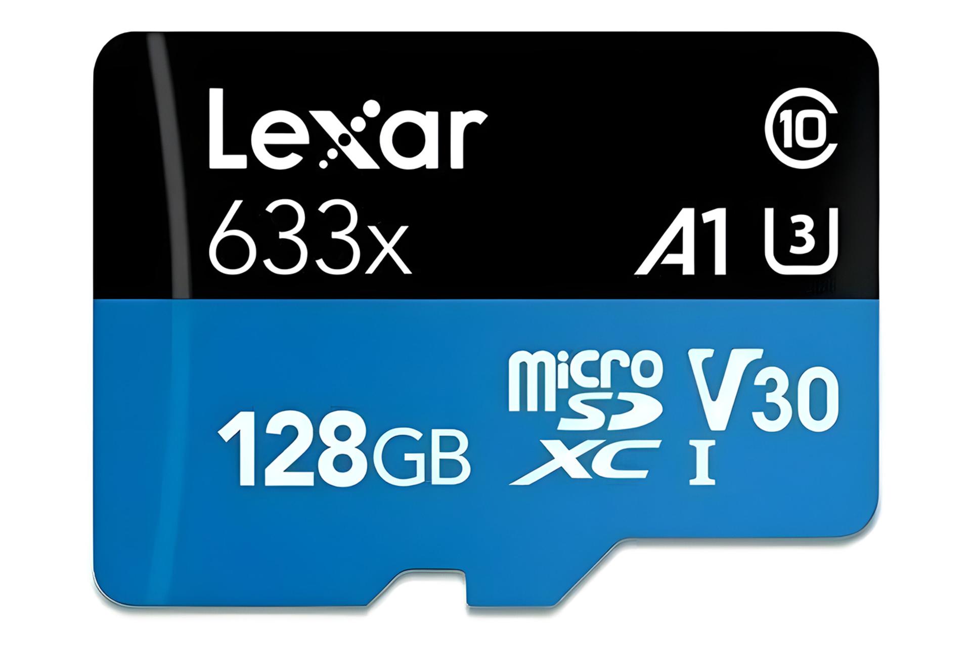 کارت حافظه لکسار Lexar BLUE microSDXC Class 10 UHS-I U3 128GB