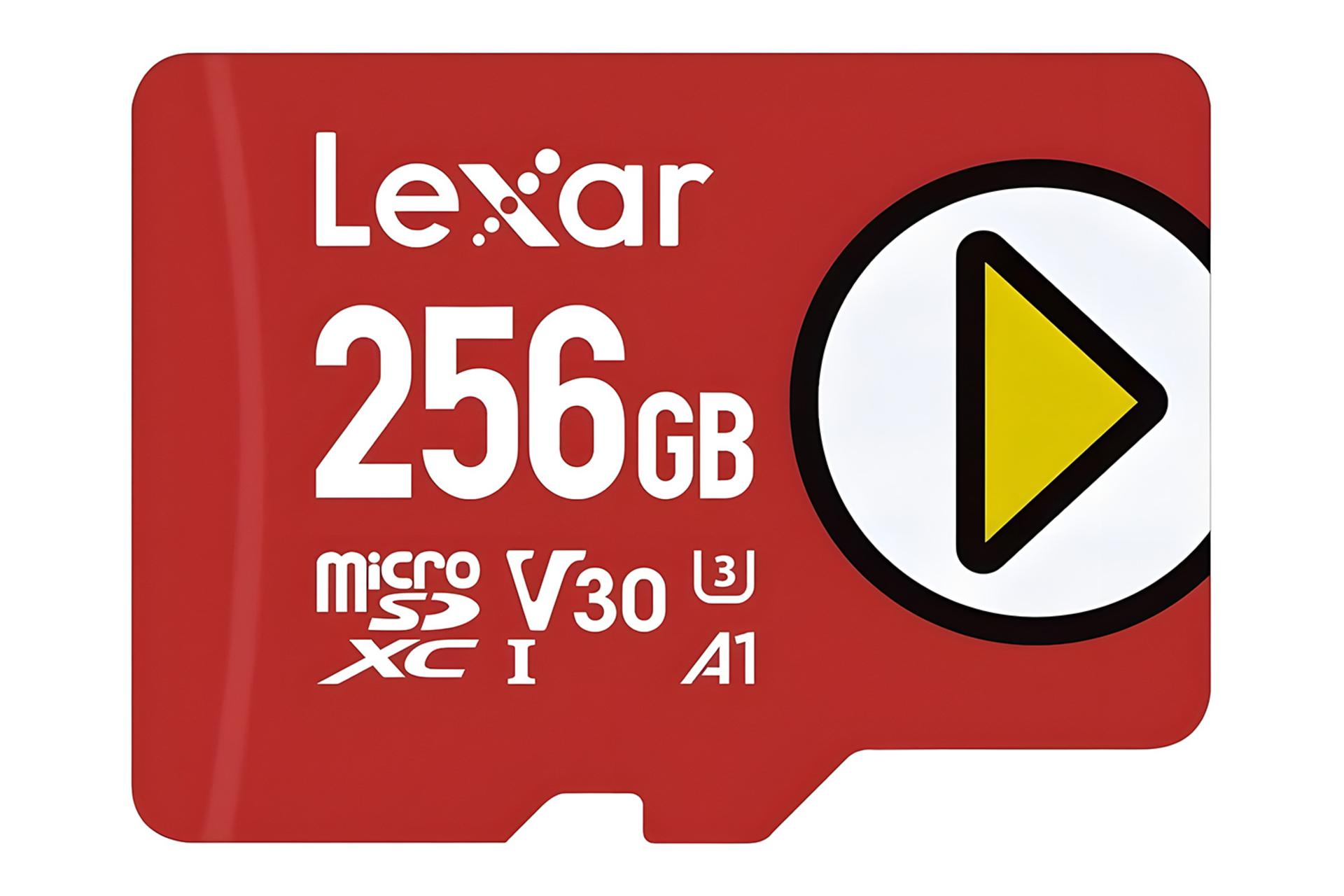 کارت حافظه لکسار Lexar PLAY microSDXC Class 10 UHS-I U3 256GB