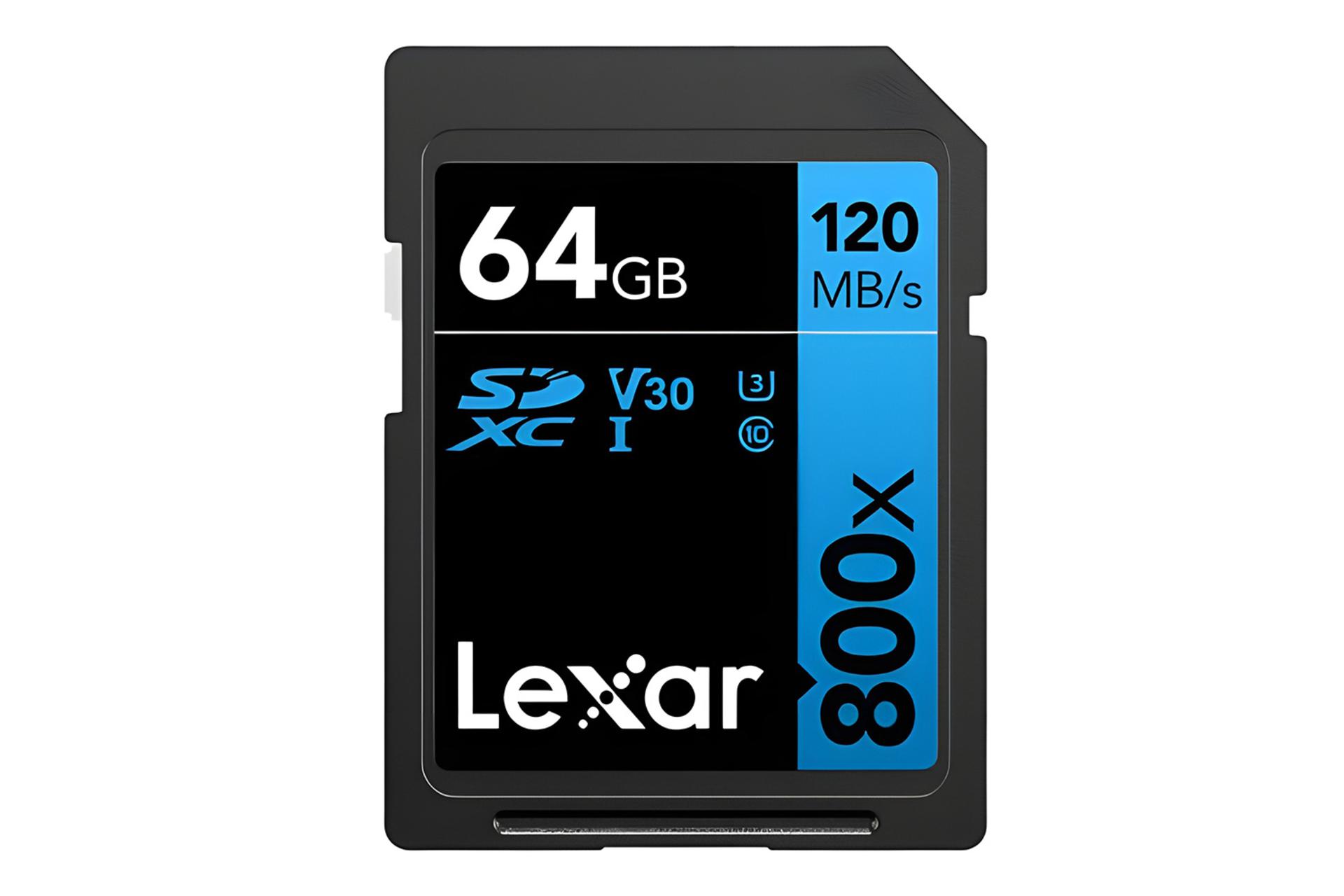 کارت حافظه لکسار Lexar BLUE SDXC Class 10 UHS-I U3 64GB