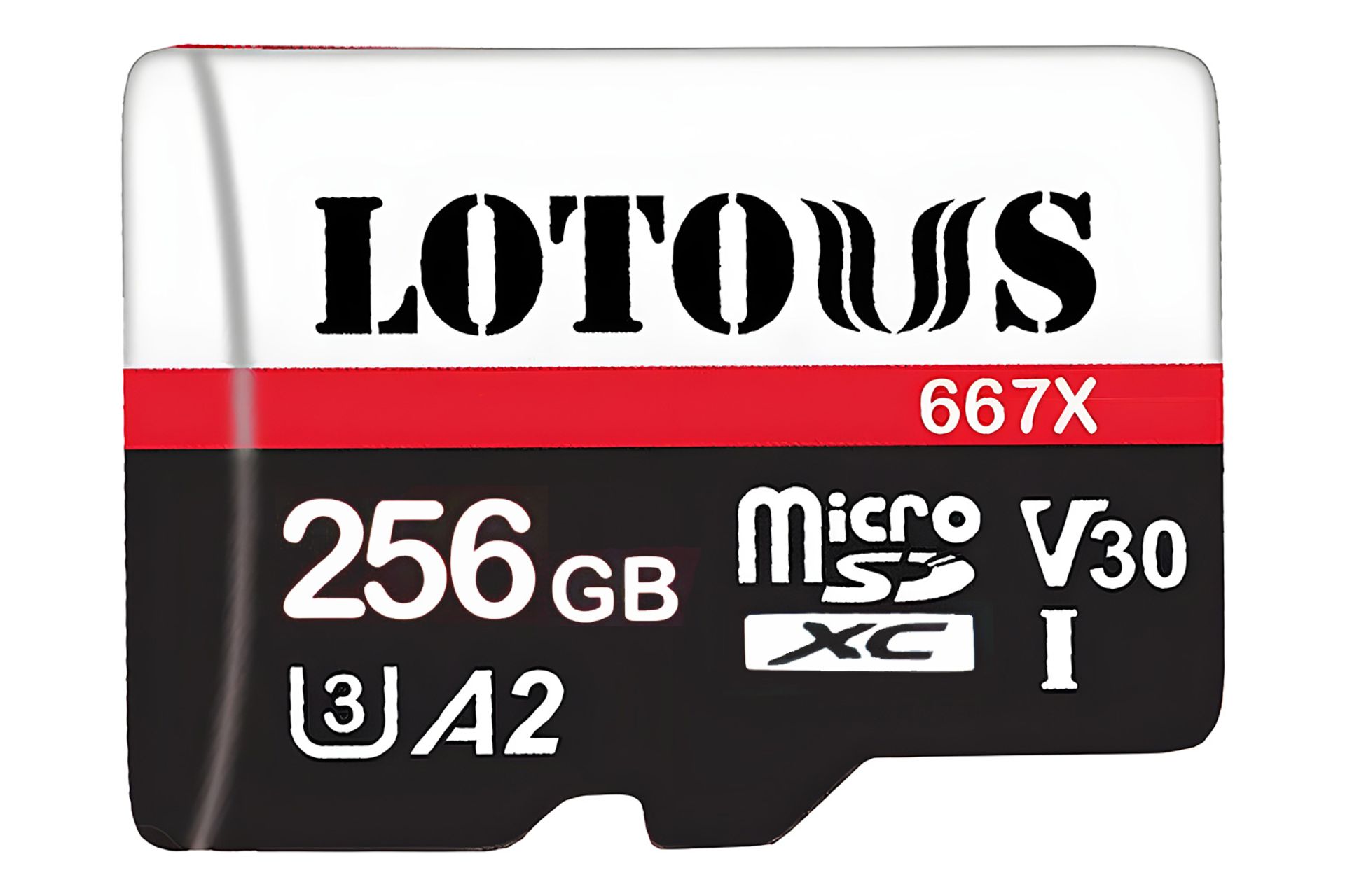 کارت حافظه لوتوس Lotous 667X microSDXC Class 10 UHS-I U3 256GB