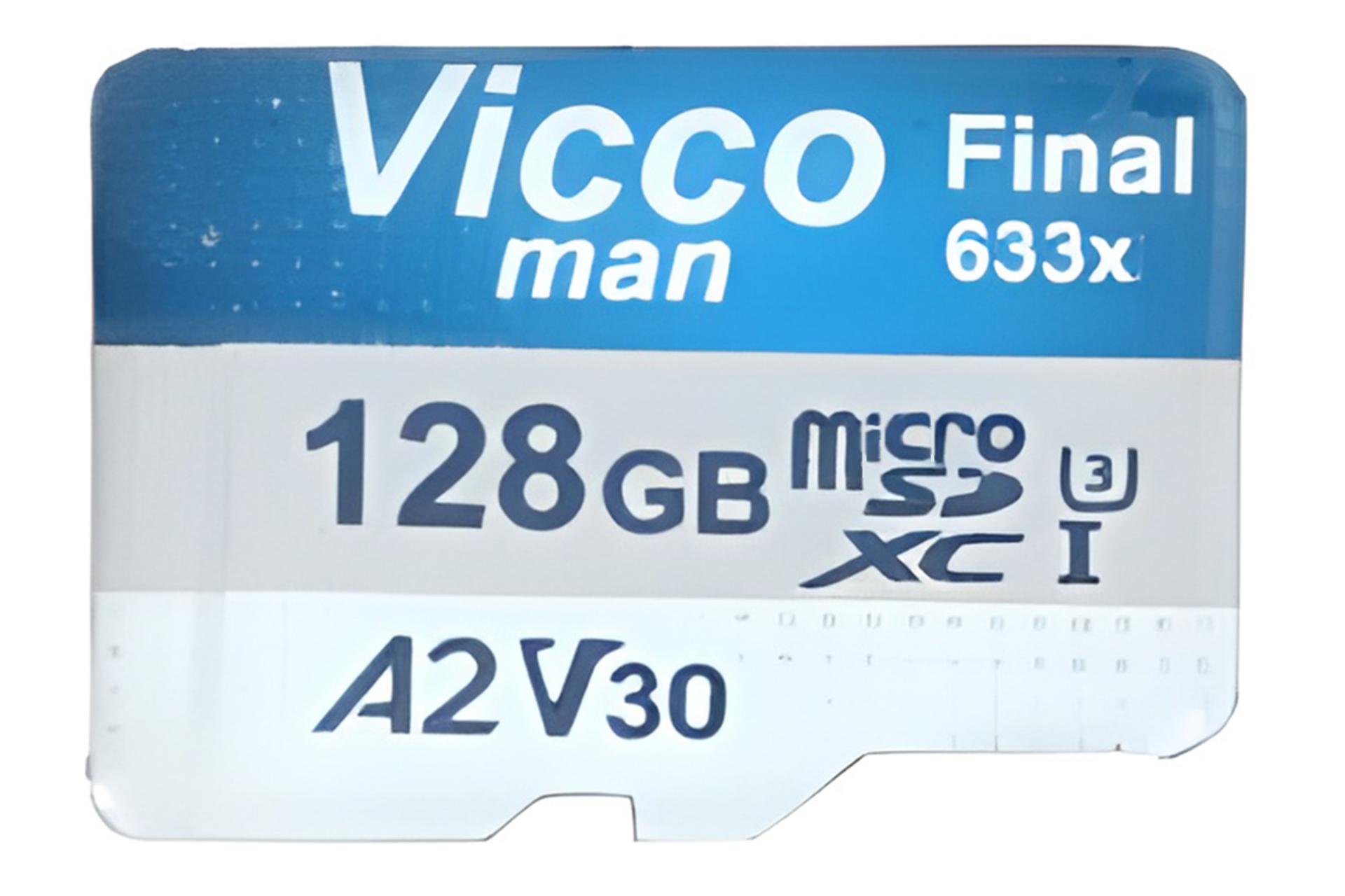 کارت حافظه ویکومن Viccoman Final 633X microSDXC Class 10 UHS-I U3 128GB