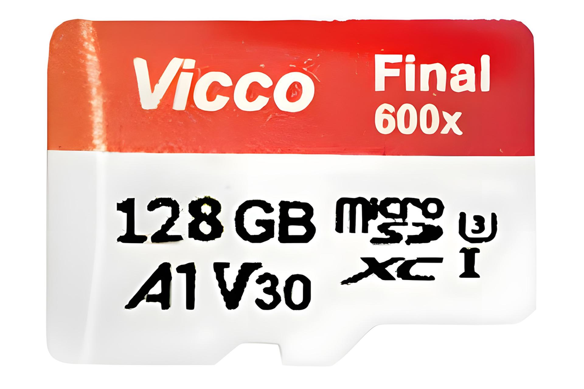 کارت حافظه ویکومن Viccoman Final 600X Plus microSDXC Class 10 UHS-I U3 128GB