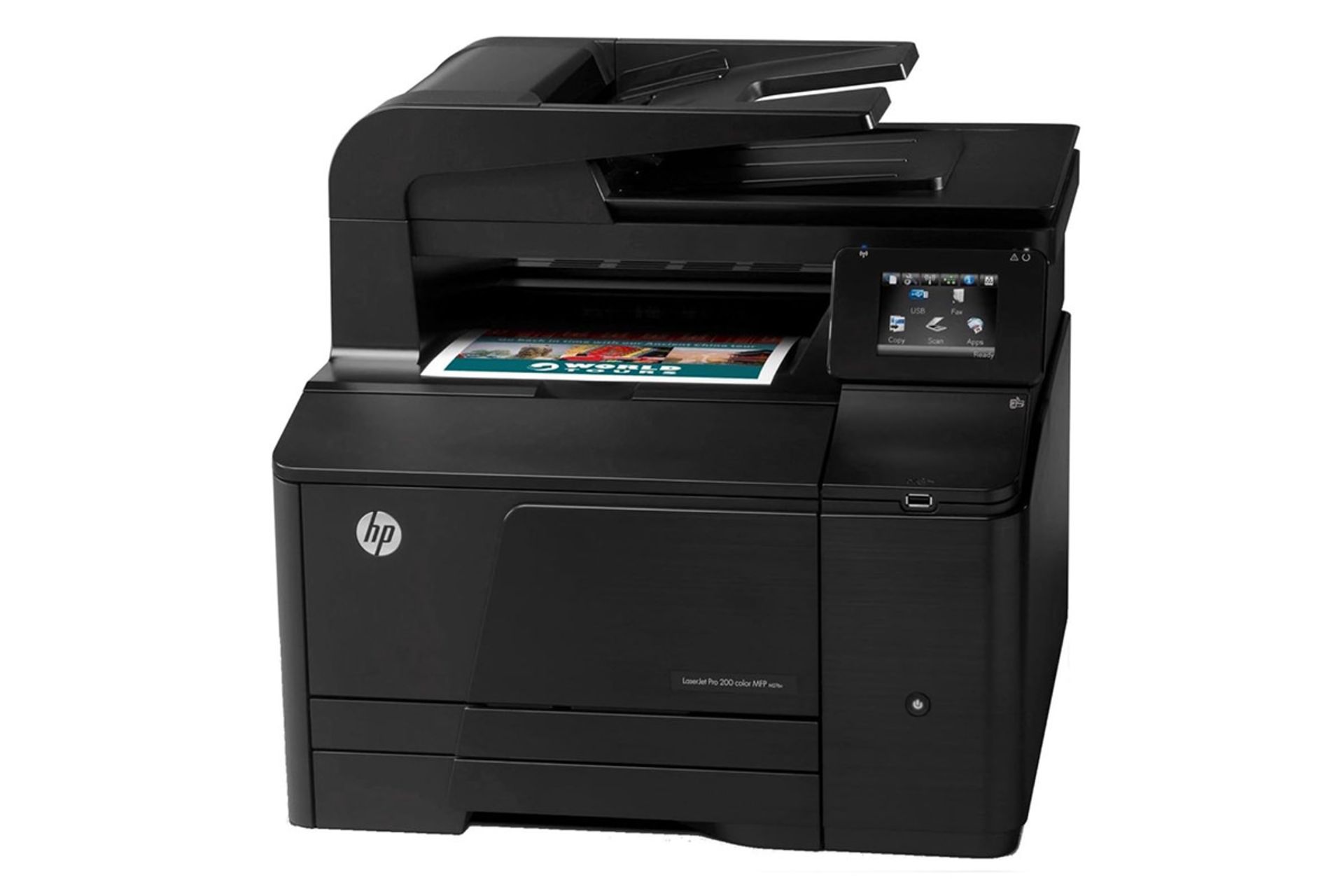 پرینتر اچ پی HP LaserJet Pro 200 Color M276nw نمای جلو  و راست