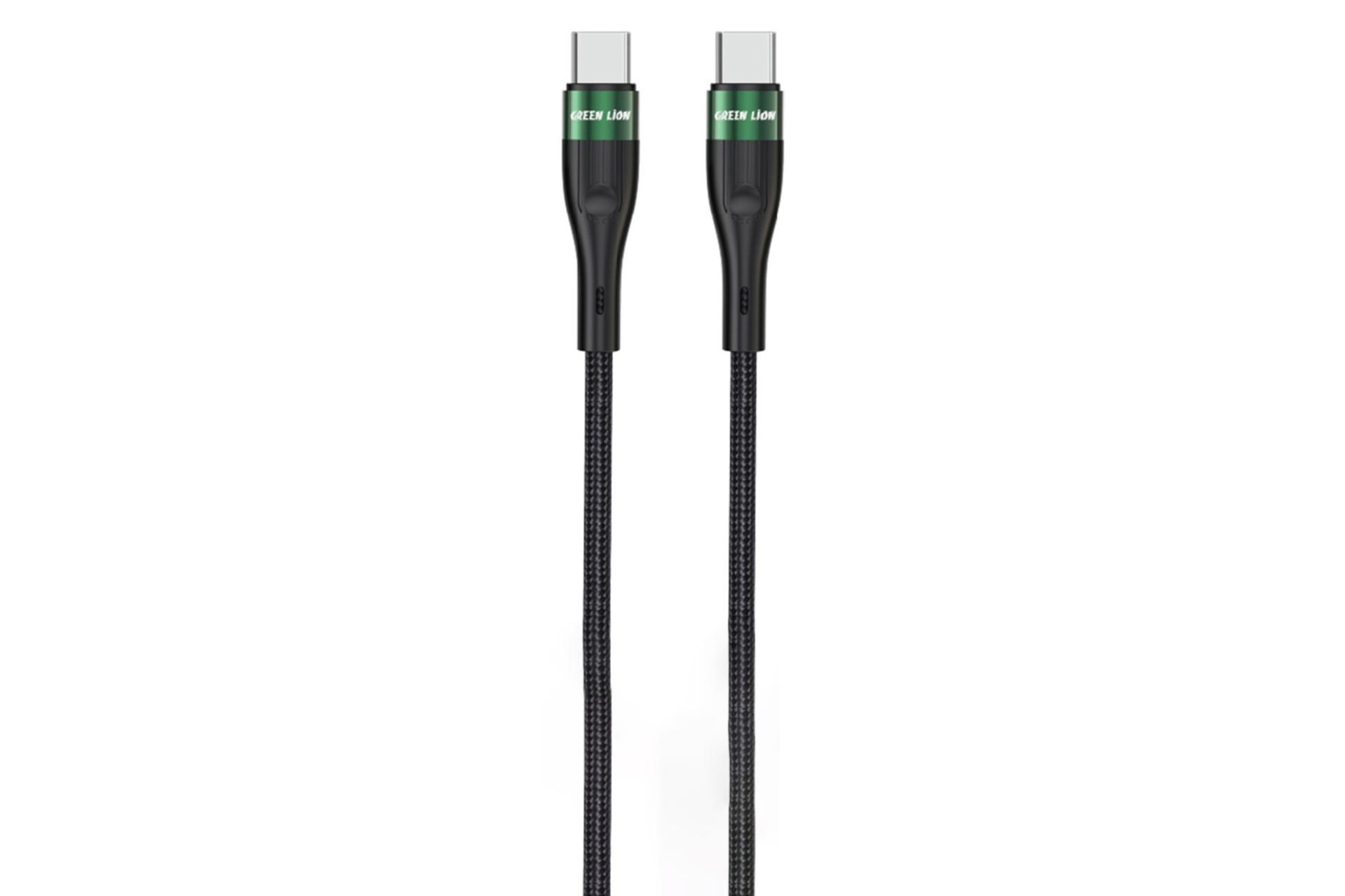 کابل شارژ USB گرین لیون Type-C به Type-C مدل Charge & Sync Cable با طول 1 متر