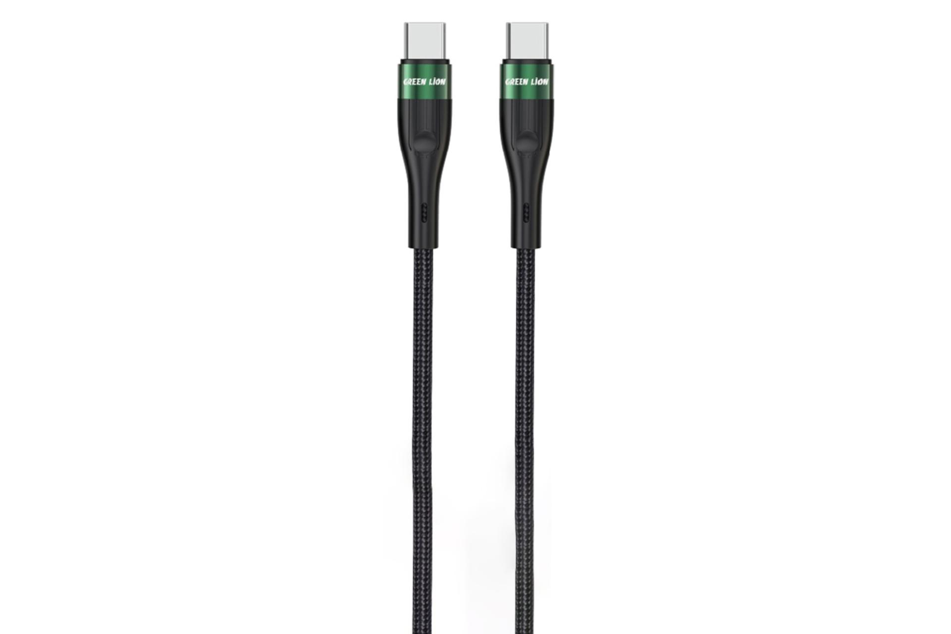 کابل شارژ USB گرین لیون Type-C به Type-C مدل Charge & Sync Cable