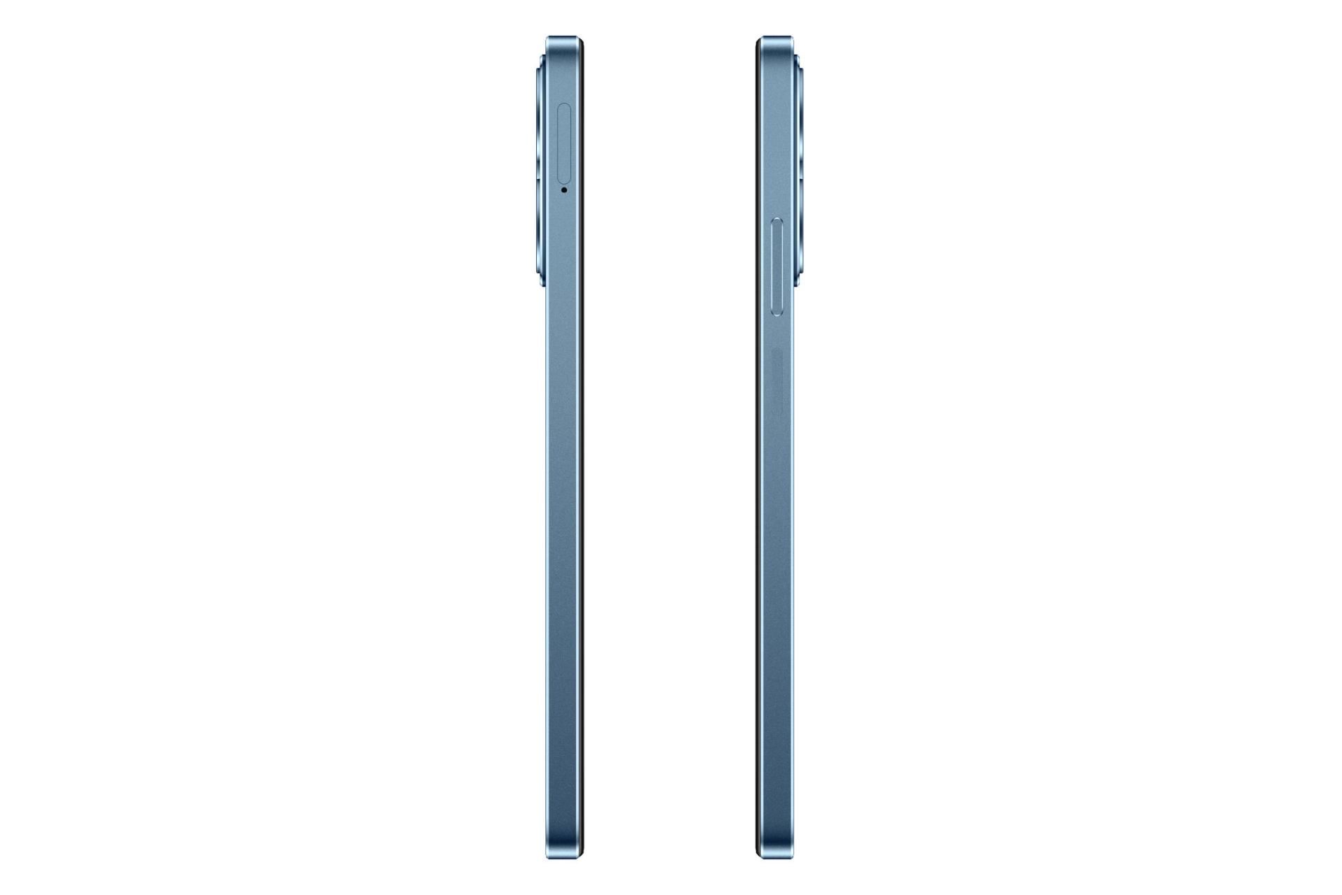 لبه های کناری گوشی موبایل ریلمی Realme Narzo N63 آبی تیره