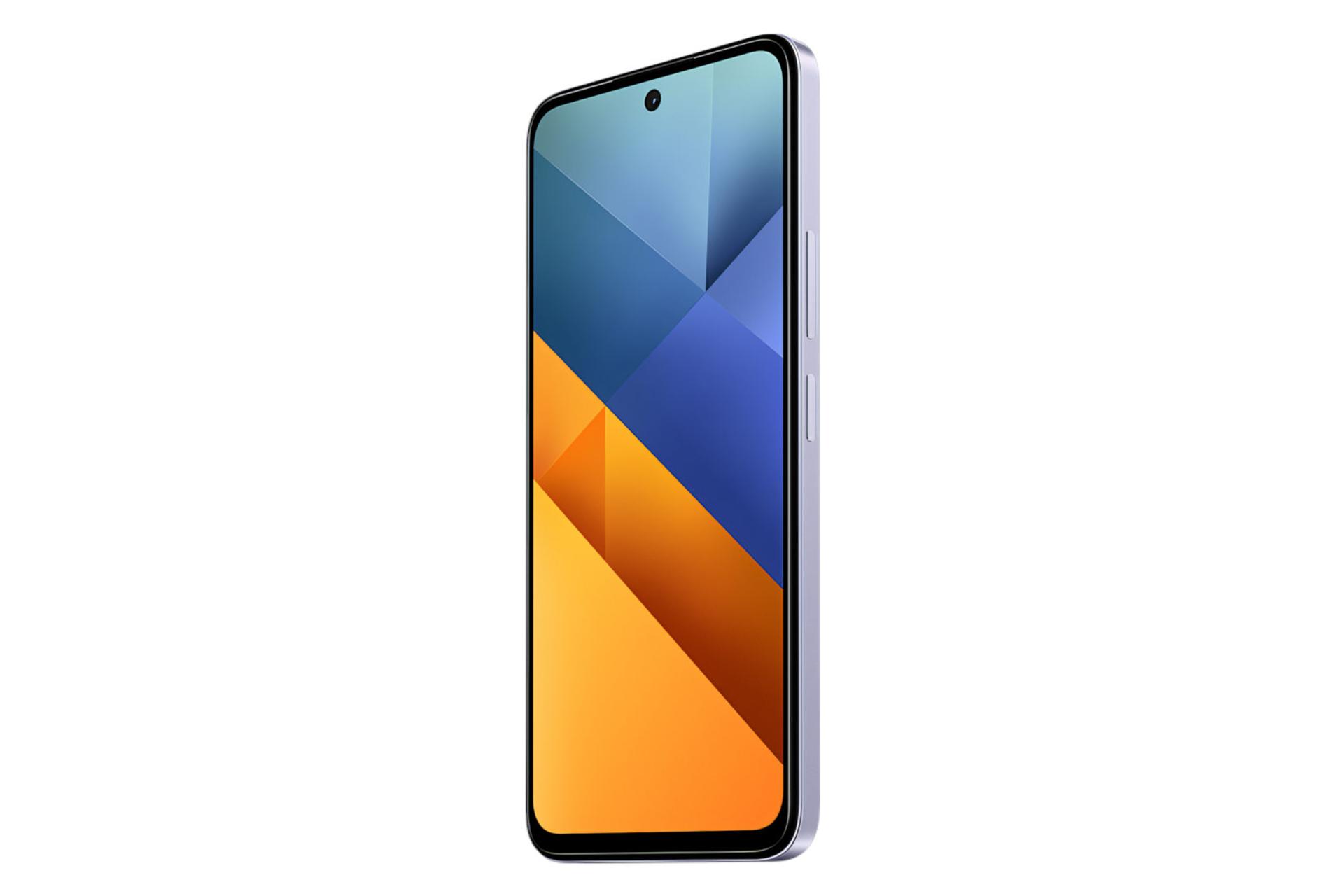 پنل جلو و صفحه نمایش گوشی پوکو M6 شیائومی 4G بنفش / Xiaomi Poco M6 4G