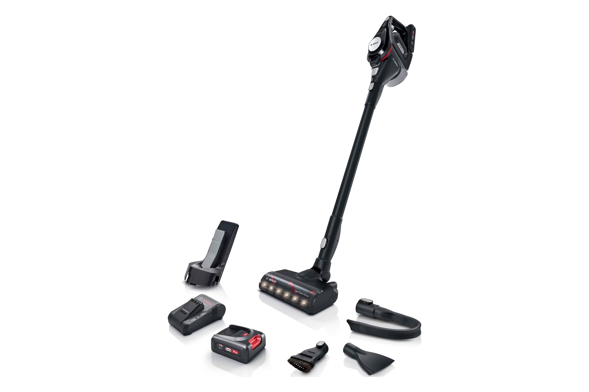 جارو شارژی بوش مدل BCS82BL24 همراه با سری های اضافه