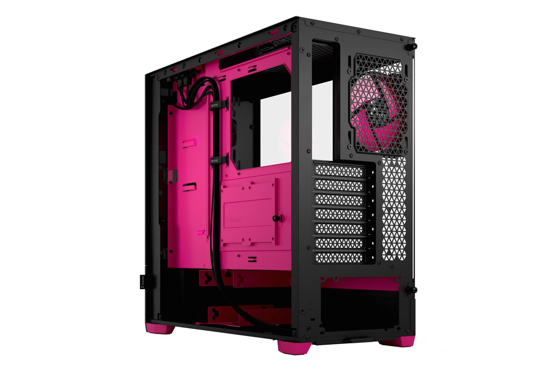 نمای پشت کیس فرکتال Pop Air RGB Magenta Core