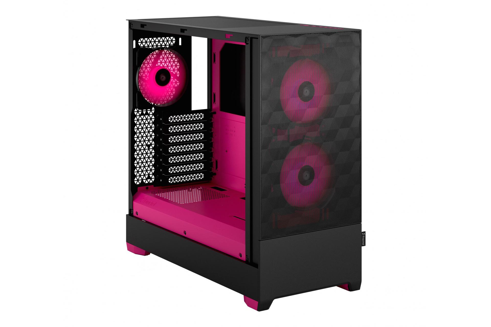 نمای سمت راست کیس فرکتال Pop Air RGB Magenta Core